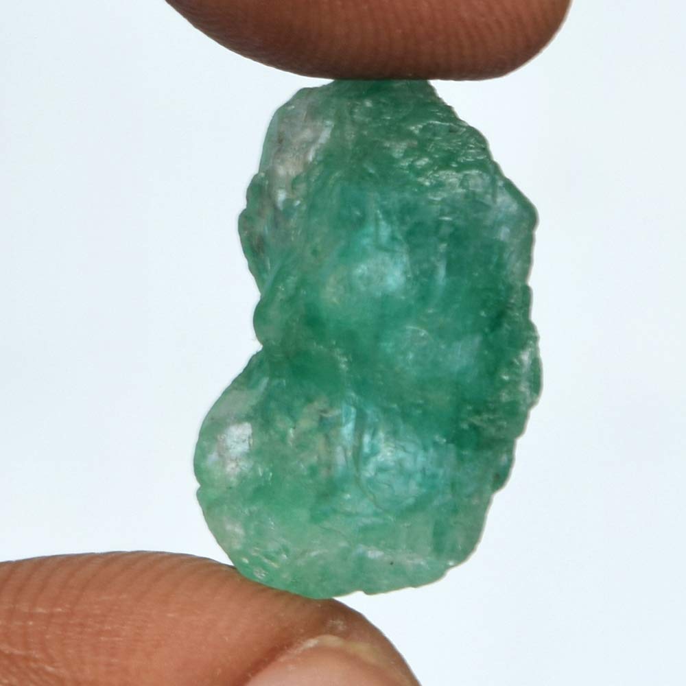 Natural Earth Mined Emerald 10.00 Ct Rare Raw Green Emerald, Top Grade Rough Green Gemstone