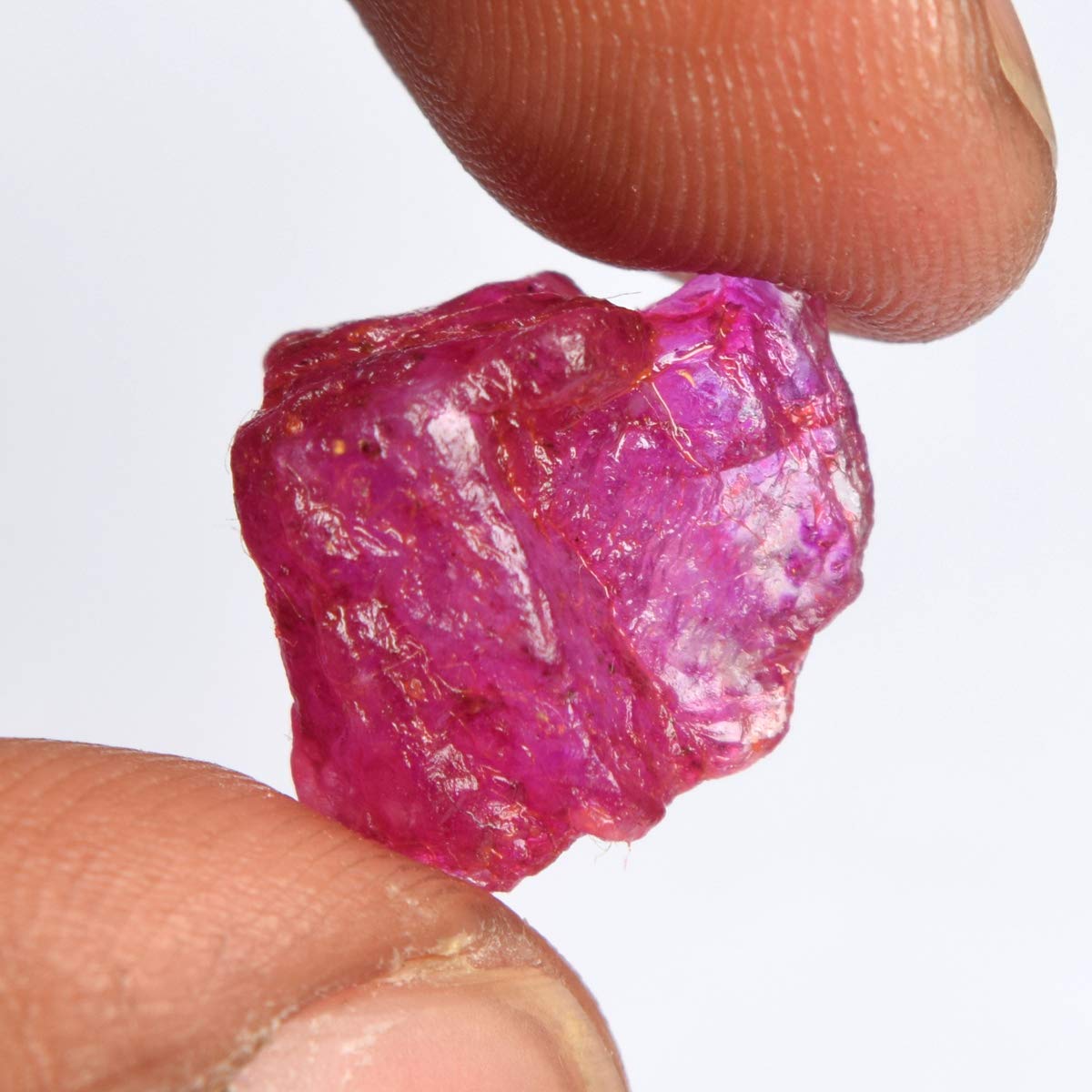 GEMHUB Natural Crystals And Healing Stones 9.00 Carat Raw Rough Ruby Healing Crystals For Jewelry Making