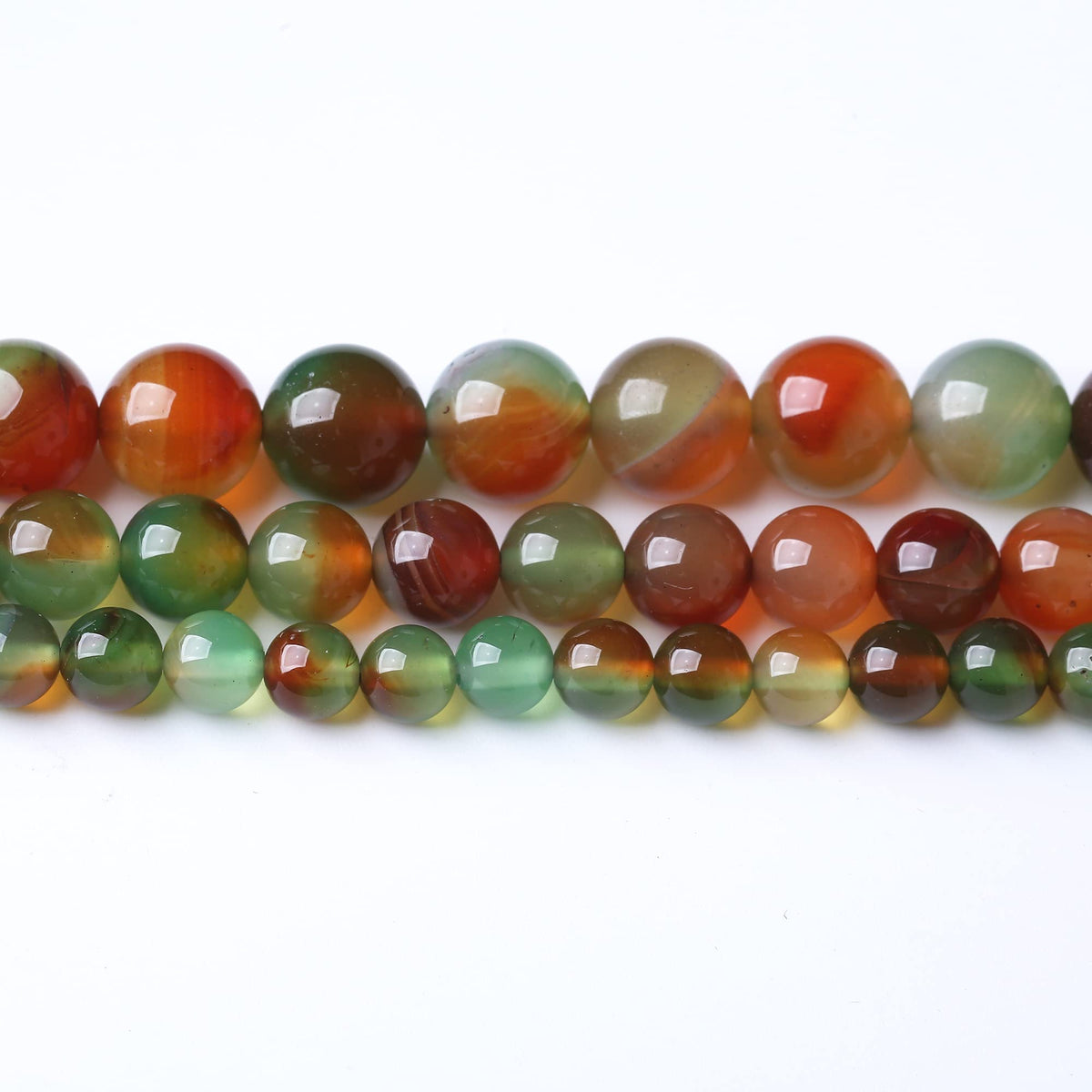 10MM Peacock Agate Round Loose Beads Natural Gem Beads Crystal Energy Stone Beads for Jewelry Making DIY Bracelet Necklace