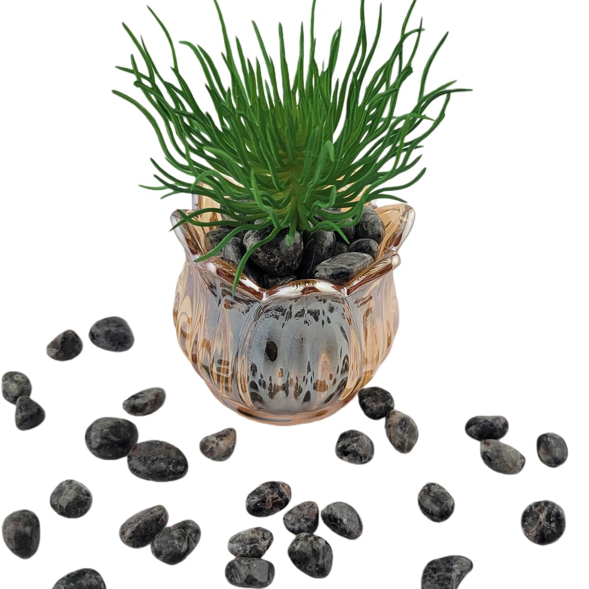 1,000 Carats Flame Yooperlite Handpicked Tumbled Stones Crystals Chips 0.2''-0.5'' Bulk Pocket Stones for Healing, Reiki, Meditation, Witchcraft and Home Decorations (Flame Yooperlite)