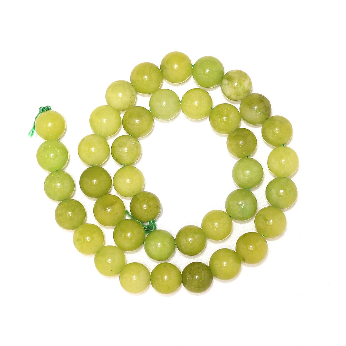 60pcs 6mm Peridot Loose Beads for Jewelry Making, Natural Semi Precious Beads Round Smooth Gemstone Spacer Beads Charms for Necklaces Bracelets