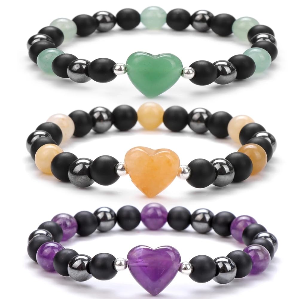 Natural Heart Shaped Dalmatian Stone Beads 10mm Loose Crystal Healing Beads for DIY Necklace Bracelet Making Gemstone Craft Supplies