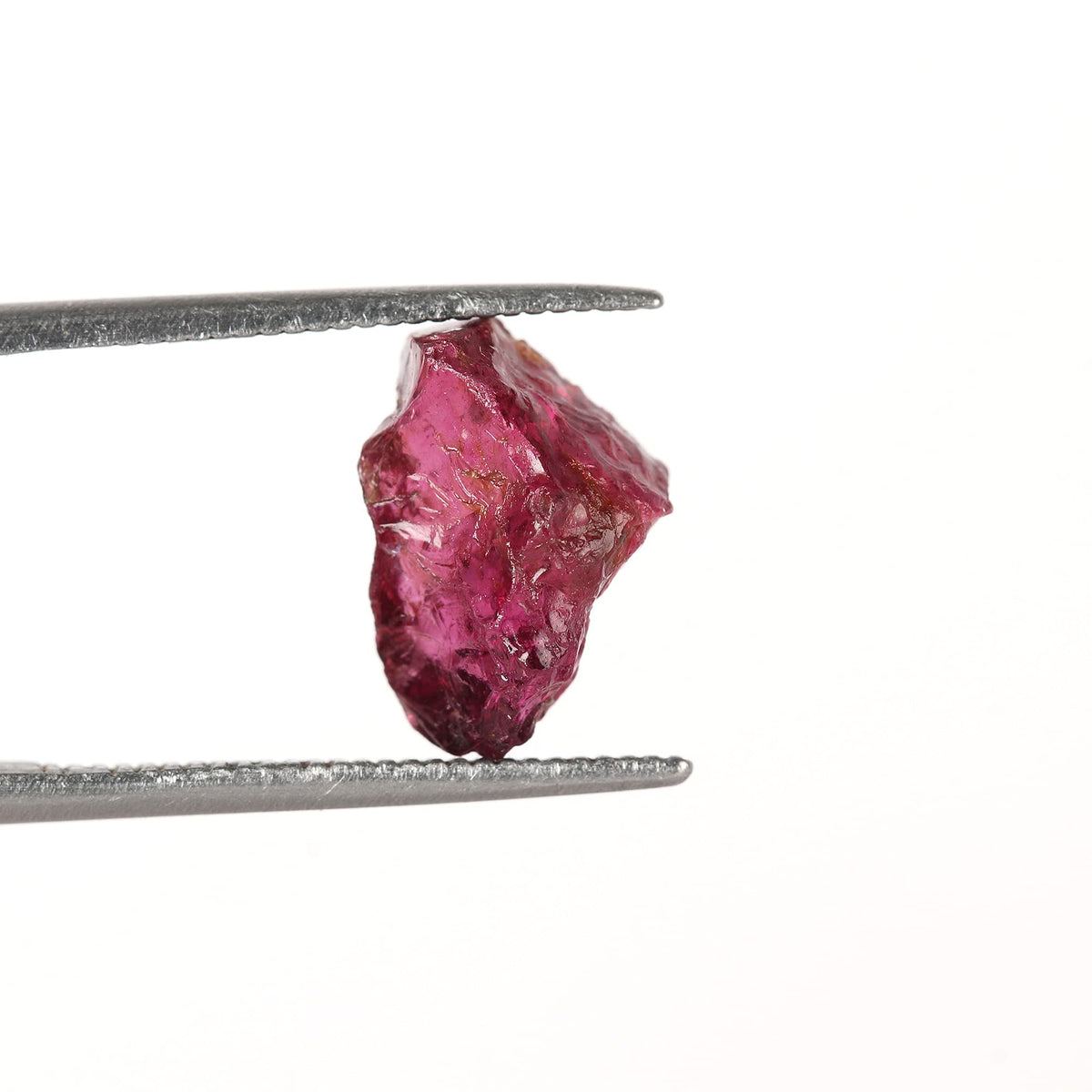 REAL-GEMS EGL Certified 4.30 Carat. AAA+ Red Garnet Stone Rough Healing Crystal for Gifting Someone, Small Size Natural Stone