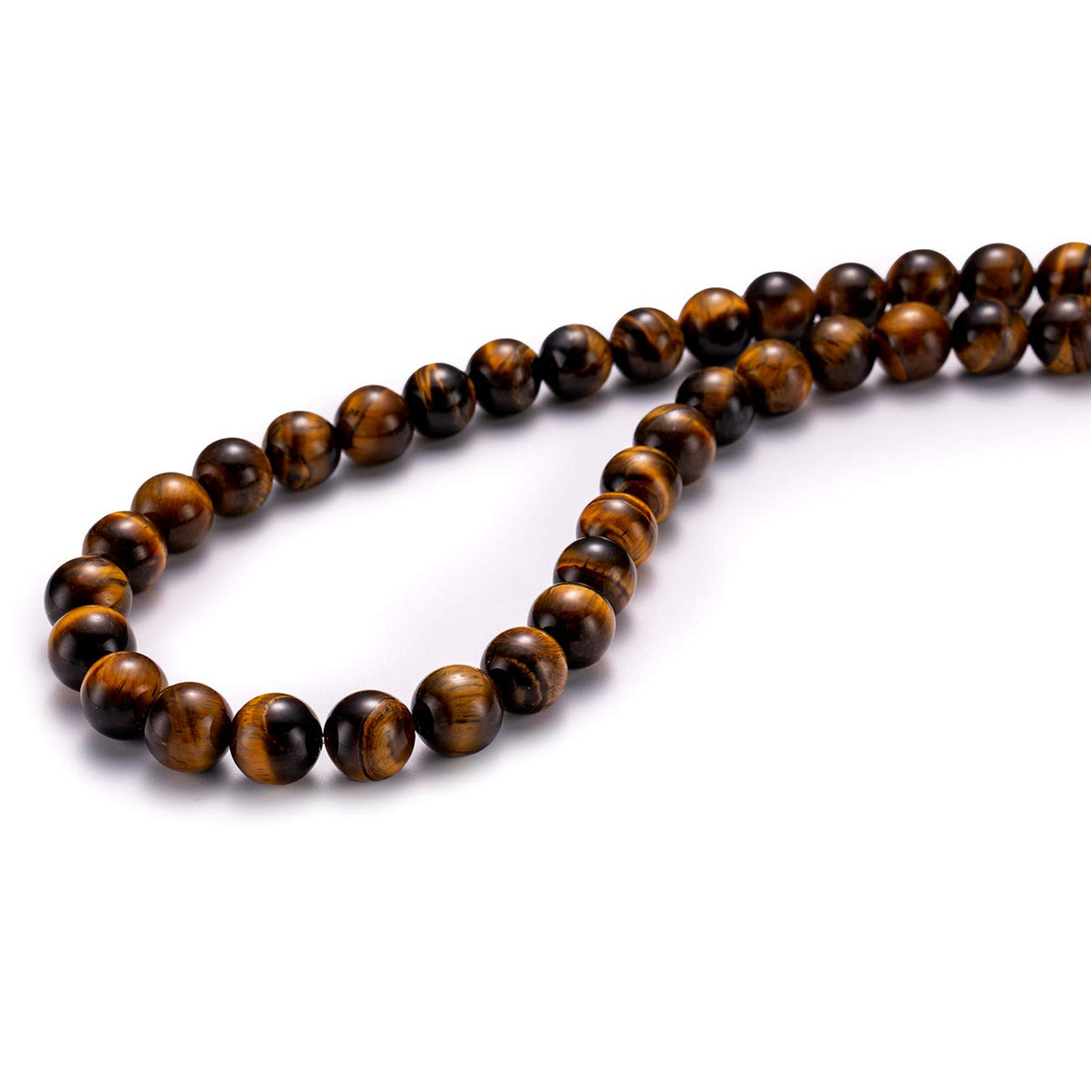 BEADIA Natural Yellow Tiger Eye Stone Round Loose Semi Gemstone Beads for Jewelry Making 4MM 89PCS