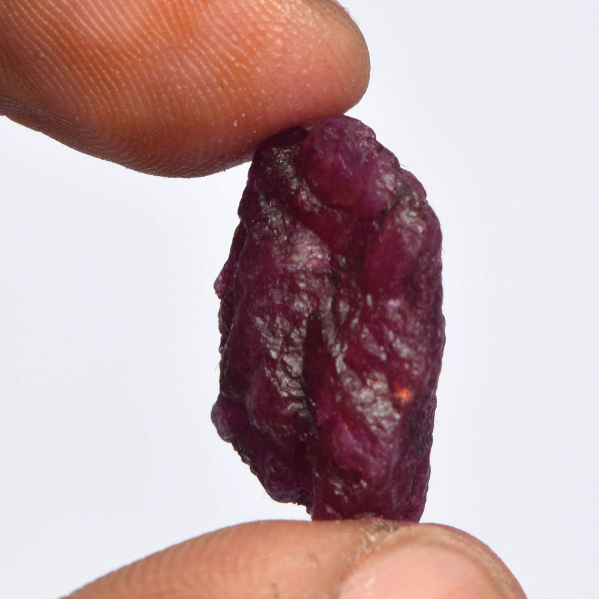 Untreated Raw Rough Ruby 20.00 Ct. Certified Uncut Healing Crystal Natural Red Ruby Gem
