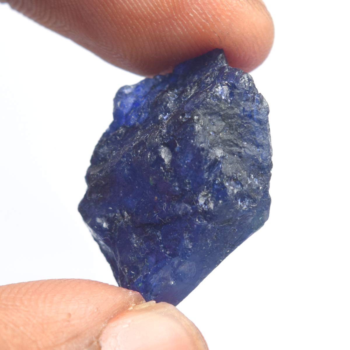 GEMHUB Natural Sapphire Crystal Healing Gem 40.00 Carat Certified Rough Blue Sapphire Gemstone
