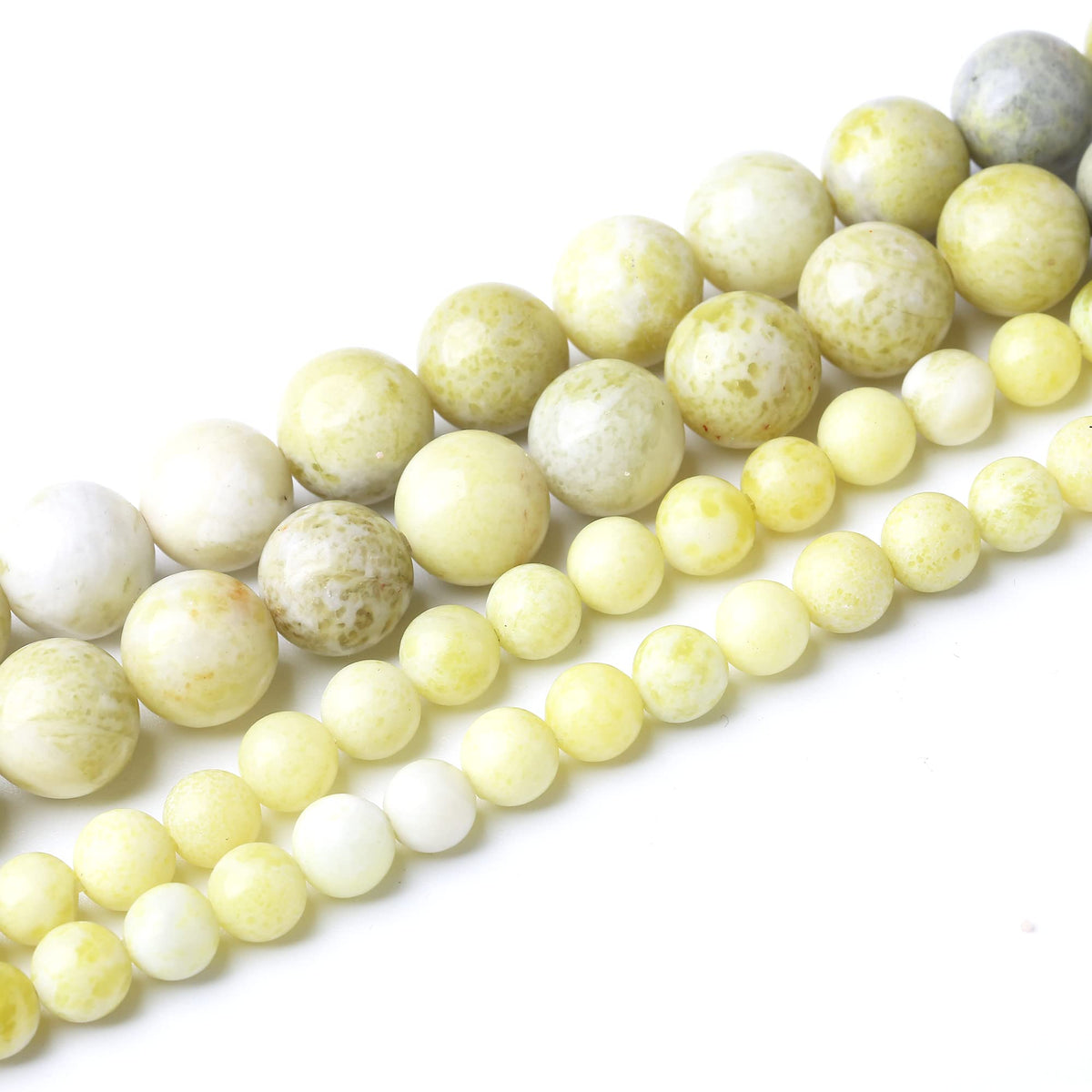 8MM Yellow Jasper Round Loose Beads Natural Gem Beads Crystal Energy Stone Beads for Jewelry Making DIY Bracelet Necklace