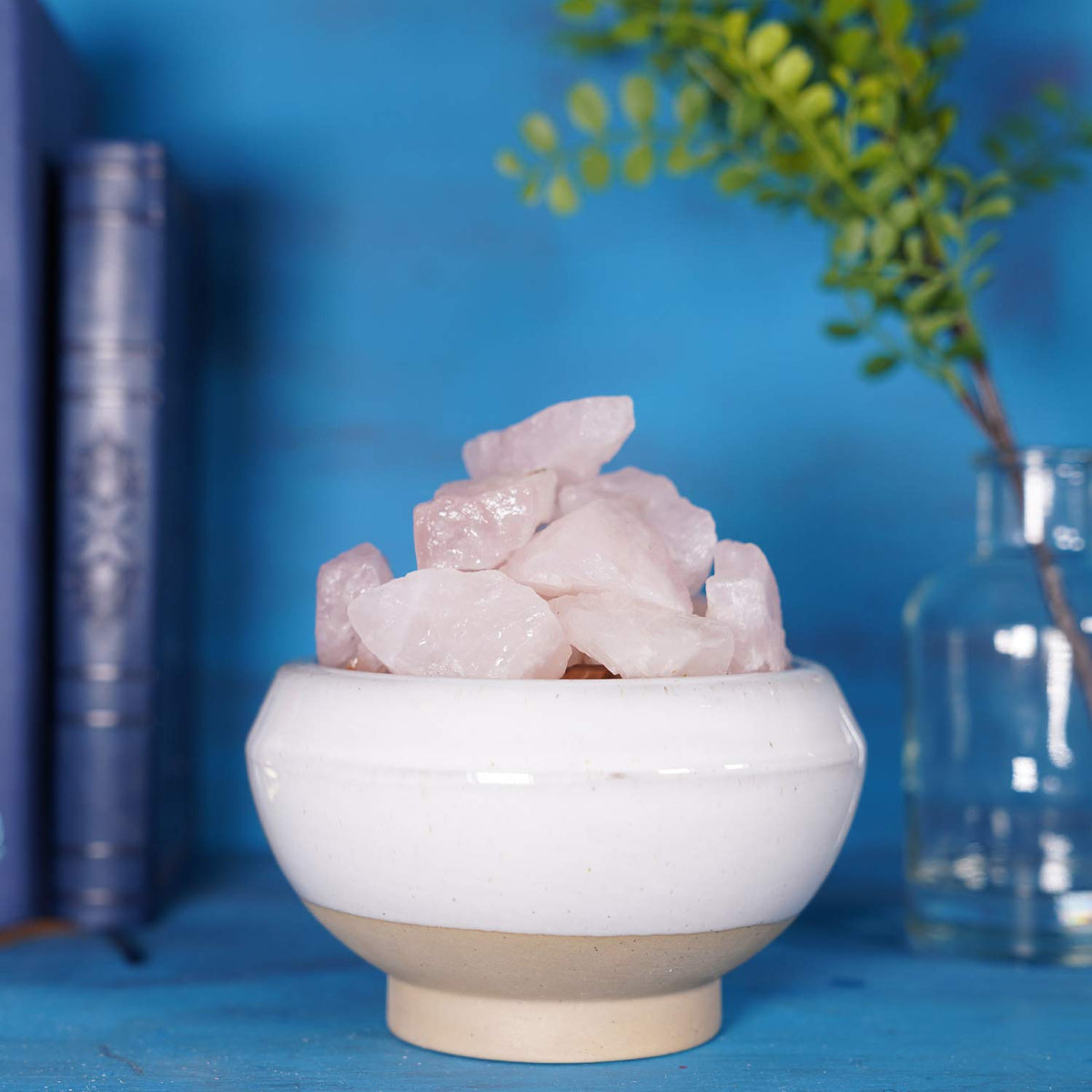 Crystal Allies 1 Pound Bulk Rough Rose Quartz Reiki Crystal Healing Stones Large 1"