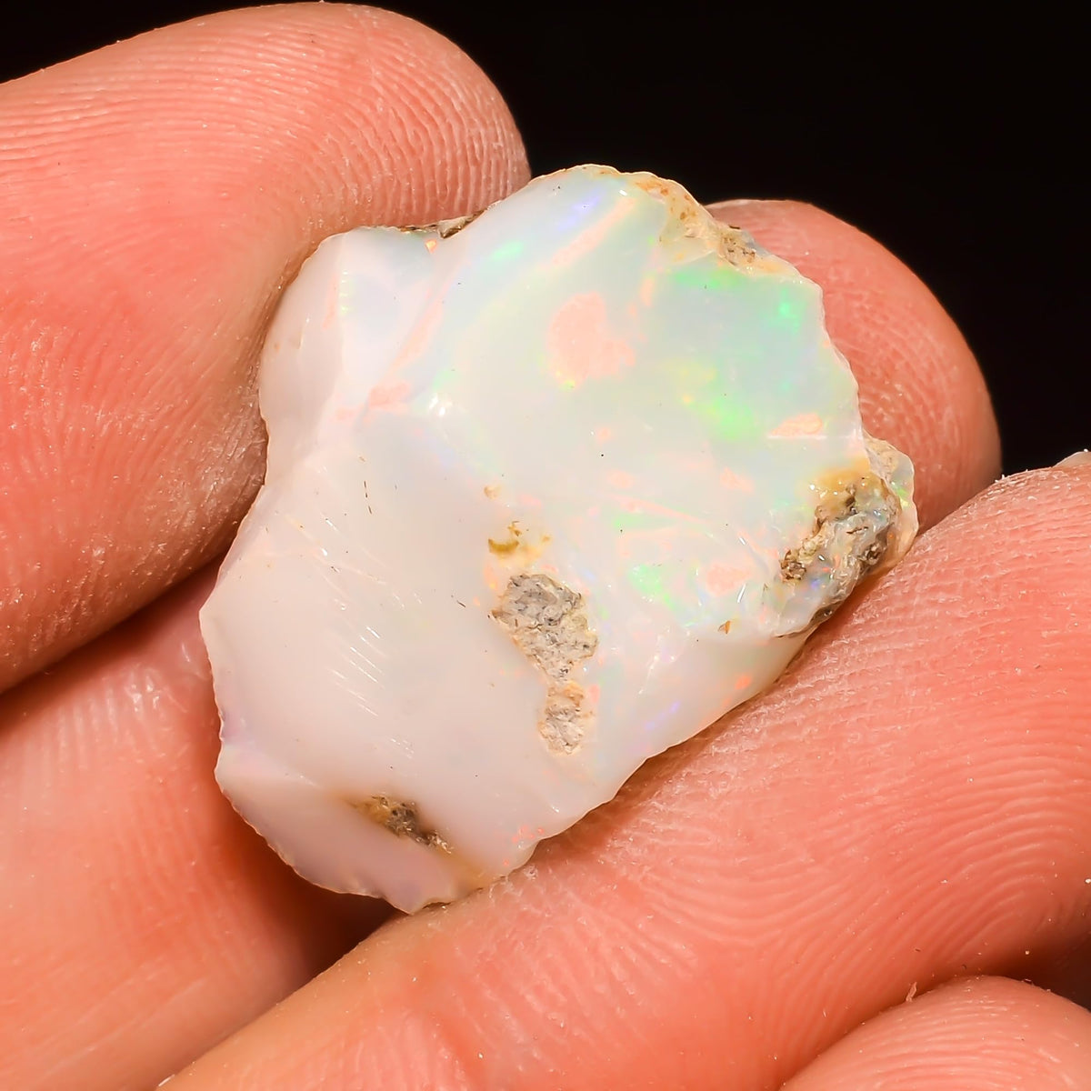 14.5+ Carat, YASHEE Natural Raw Ethiopian Opal Gemstone, Real Rough Crystals, Chakra Healing, Wholesale Lot, Wire Wrapping, Rock Stone, Birthstone, Crafts & DIY, AA+ Quality For Jewelry Making