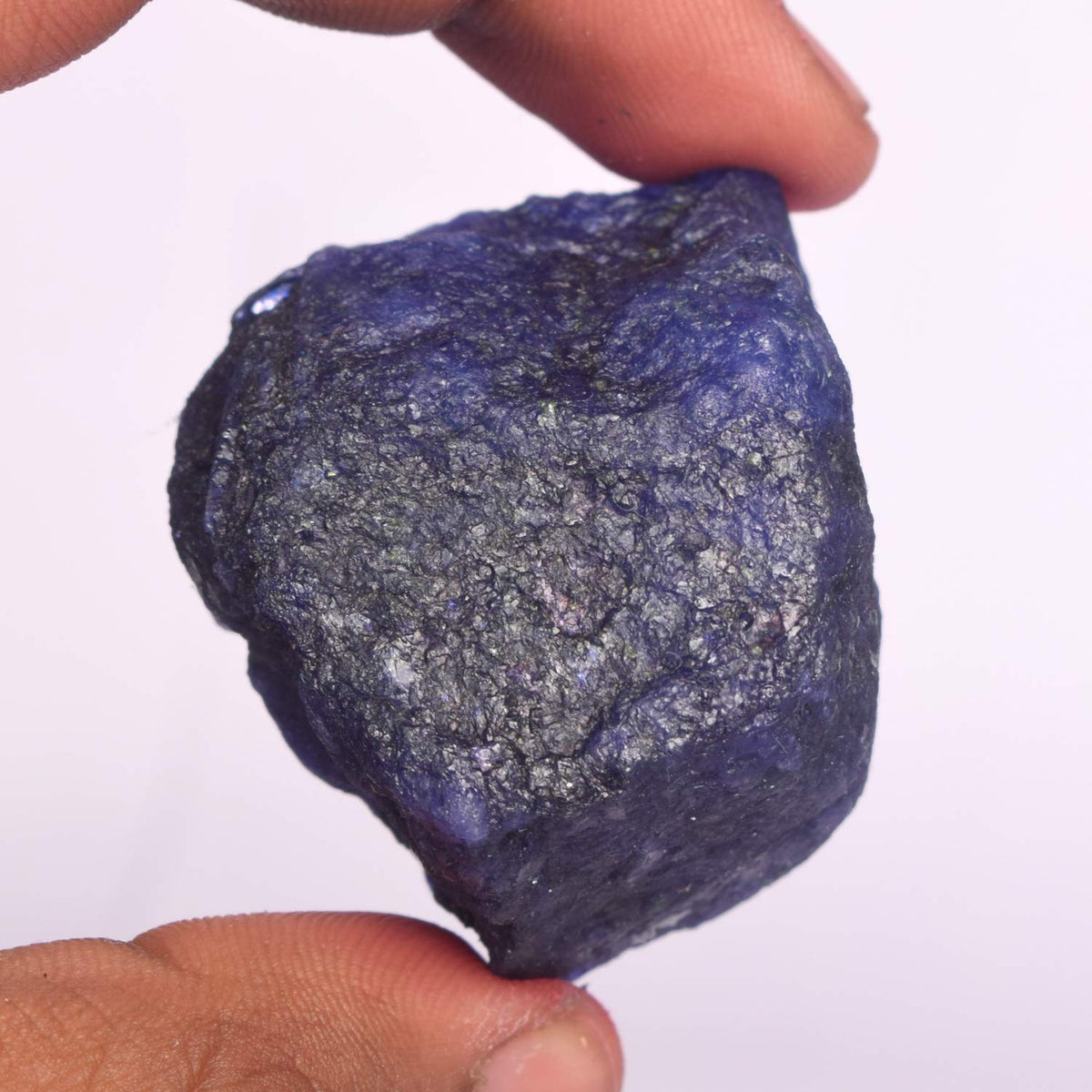 gemhub Untreated Raw Rough Sapphire 292.00 Ct. Certified Healing Crystal Natural Blue Sapphire Gemstone