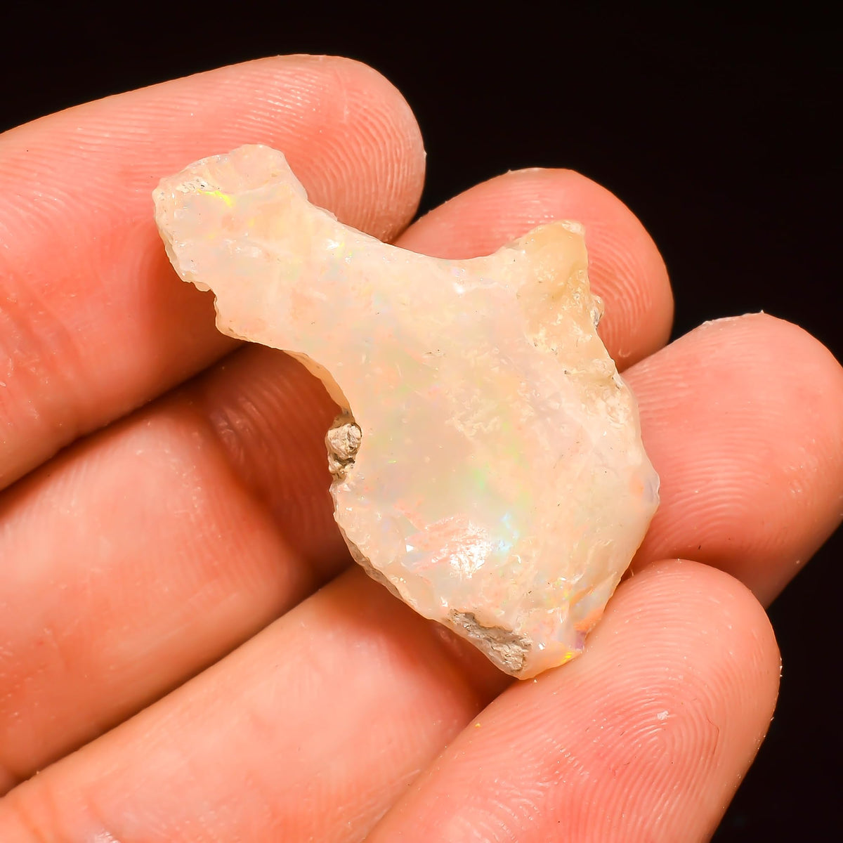 17+ Carat, YASHEE Natural Raw Ethiopian Opal Gemstone, Real Rough Crystals, Chakra Healing, Wholesale Lot, Wire Wrapping, Rock Stone, Birthstone, Crafts & DIY, AA+ Quality For Jewelry Making
