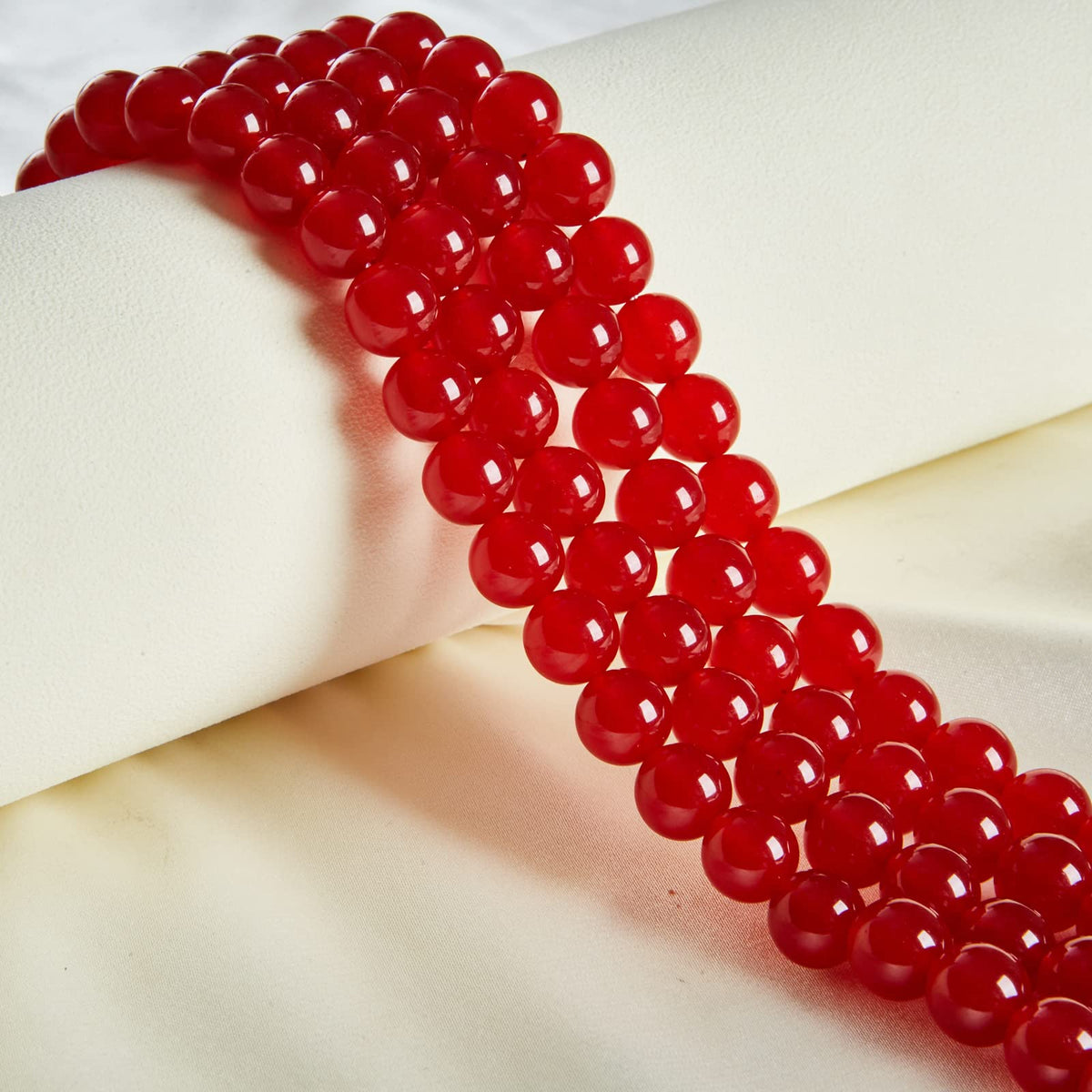 100pcs 6mm Carnelian Beads Natural Gemstone Beads Round Loose Beads for Jewelry Making