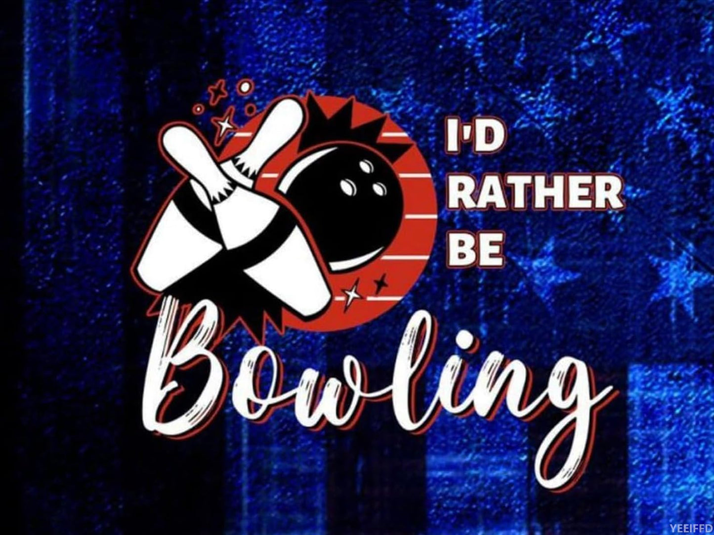 YEEIFFD American Flag Bowling Diamond Art Painting Art Kits 5D DIY Diamond Art Kits Home Wall Decor 12x16 Inch