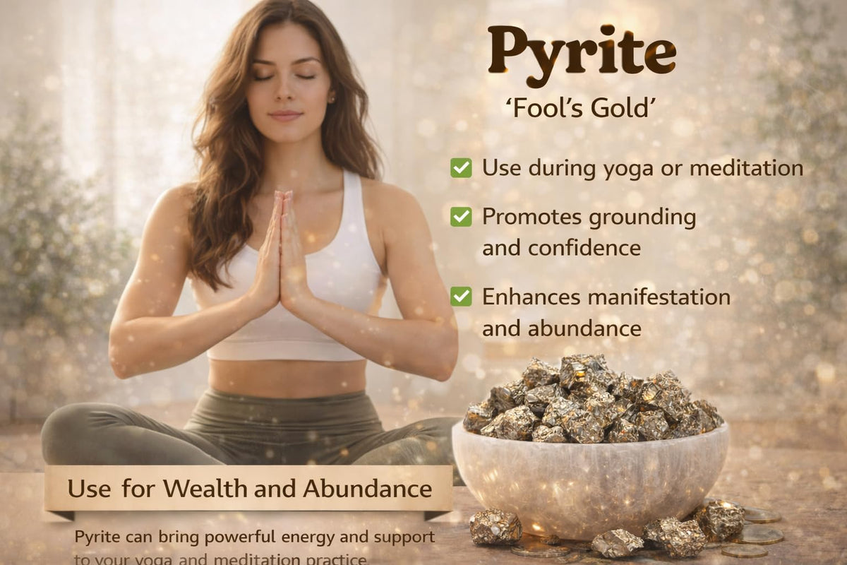 Healing Crystal Stones, 1.25-2.0" Large Reiki Healing Gemstones Natural Tumbled Polished Stones for Energy Witchcraft Therapy Meditation Pack 2 (Pyrite)