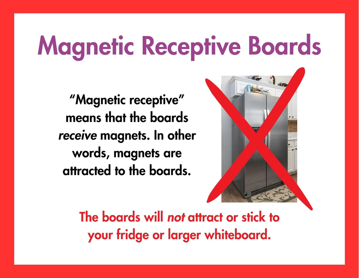 Dowling Magnets Magnetic Dry-Erase Boards – Double-Sided Ruled/Blank – 12" Long x 8.75" Wide – Pack of 5. (735206), White
