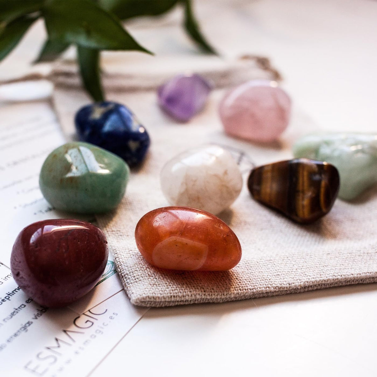 MAIBAOTA 1.6-2.0" Rose Quartz Crystals Large Reiki Healing Crystals Natural Tumbled Pink Polished Stones for Energy Witchcraft Therapy Meditation DIY Crystals for Protection
