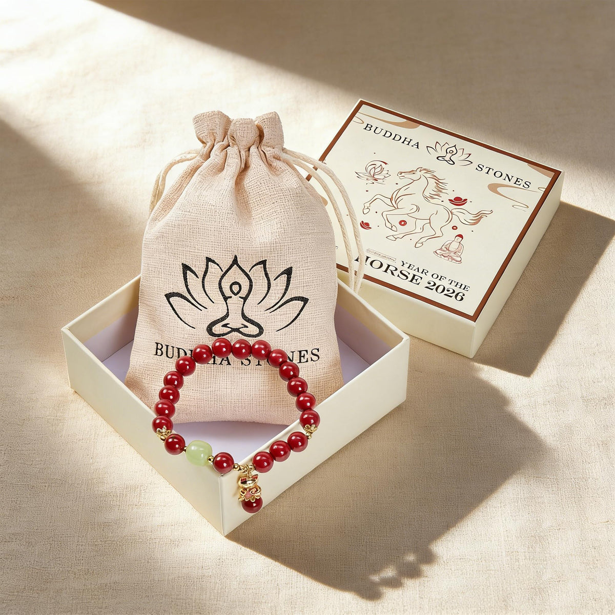 Buddha Stones Mothers Day Gifts 8mm Red Cinnabar Bracelet for Women, Feng Shui Lucky Cat Charm Bracelet with Jade, Healing Bracelets Attract Wealth and Good Luck, Stretch Bead Jewelry