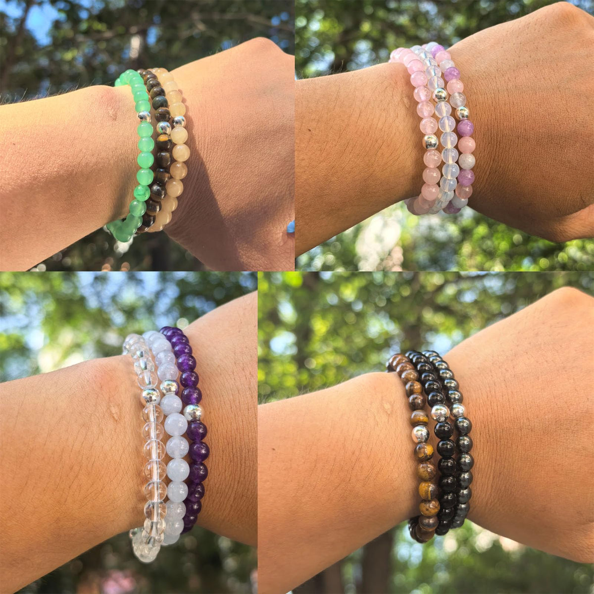 Crgwxzl 3pcs Wealth Money Bracelets,Healing Crystal Citrine Tiger Eye Bracelets for Women Men,Lucky Feng Shui Natural Stone Green Aventurine Beaded Spiritual Gemstone Jewelry Gifts