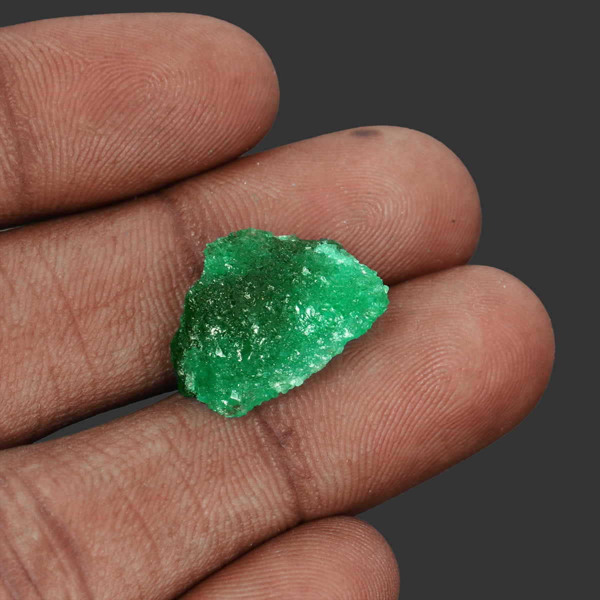 GEMHUB 46 Carat Natural Rough Green Emerald Gemstones for Jewelry Making EGL Certified Beryl Crystals and Healing Stones