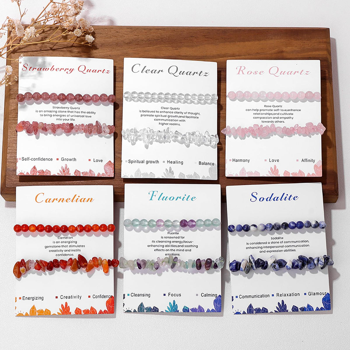 2Pcs Carnelian Crystal Bracelet for Women Natural Stone Bracelet Carnelian Bead Bracelet Healing Crystal Bracelet Carnelian Jewelry for Women
