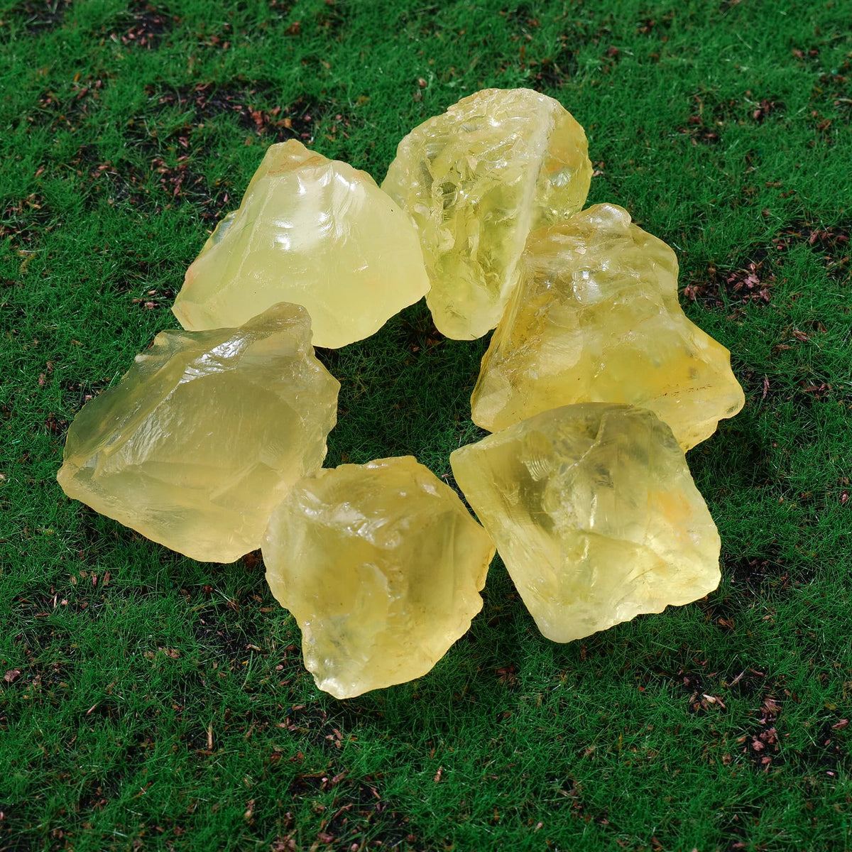 Apengshi Citrine Raw Crystals 2PCS Natural Rough Rocks Healing Crystal and Stones DIY Raw Stones Meditation Fountain Garden Home Decor