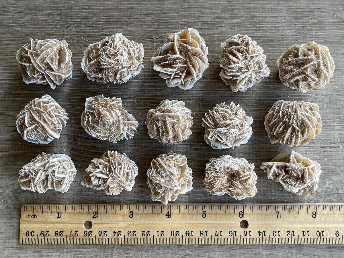 GAF TREASURES Wholesale Raw Desert Rose Crystals, Natural Desert Rose Stone, Natural Rough Desert Rose Crystals, Desert Rose Rough, Desert Rose Healing Crystals (Desert Rose, 0.25 Pound)