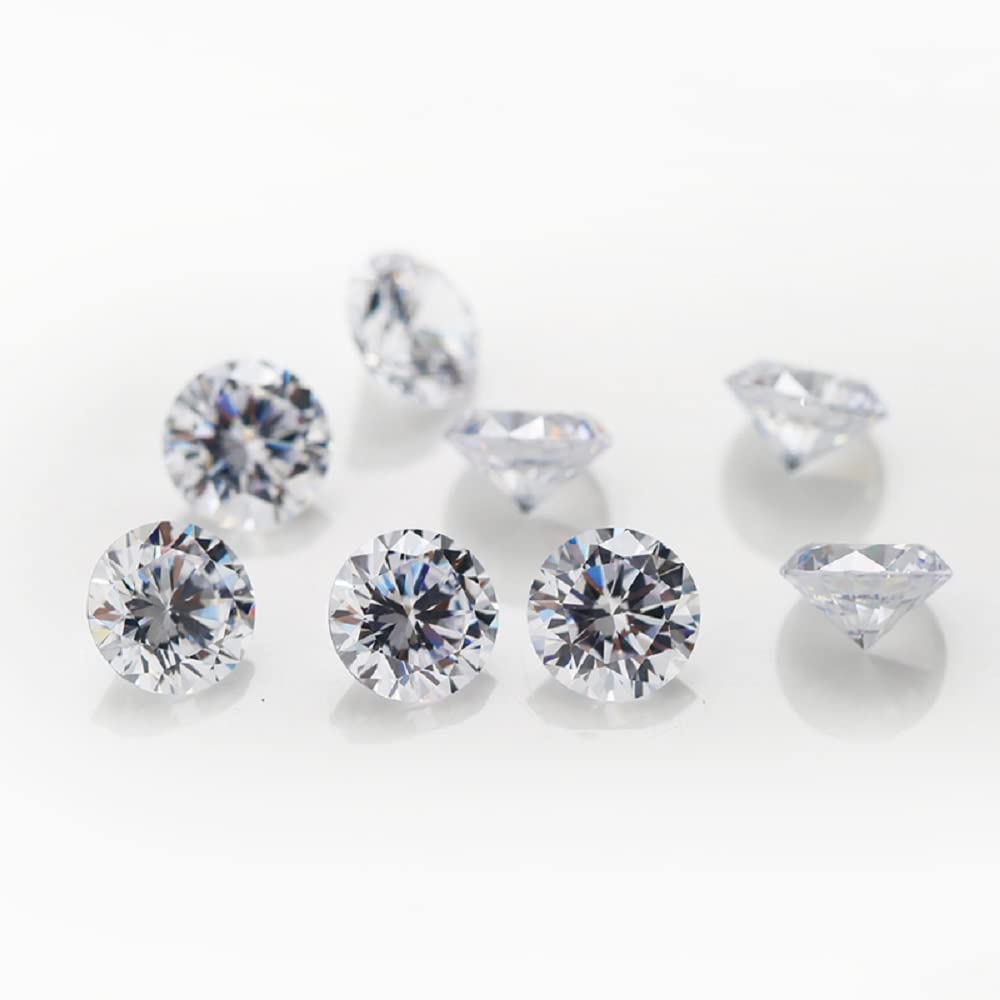 JIANGYUANGEMS 1500pcs 3mm Round Cut 5A Cubic Zirconia Stone Mix 15 Colors Loose CZ Synthetic Gemstone for Jewelry Making 100pcs per color