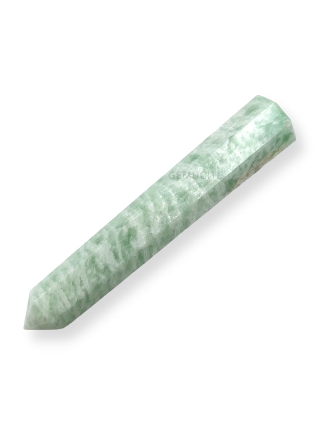 WholesaleGemShop 3 Inch (70 mm) Amazonite Gemstones Obelisk Tower Jumbo Facet Aura Rock Crystal Natural Polished Earth Wand Spirit