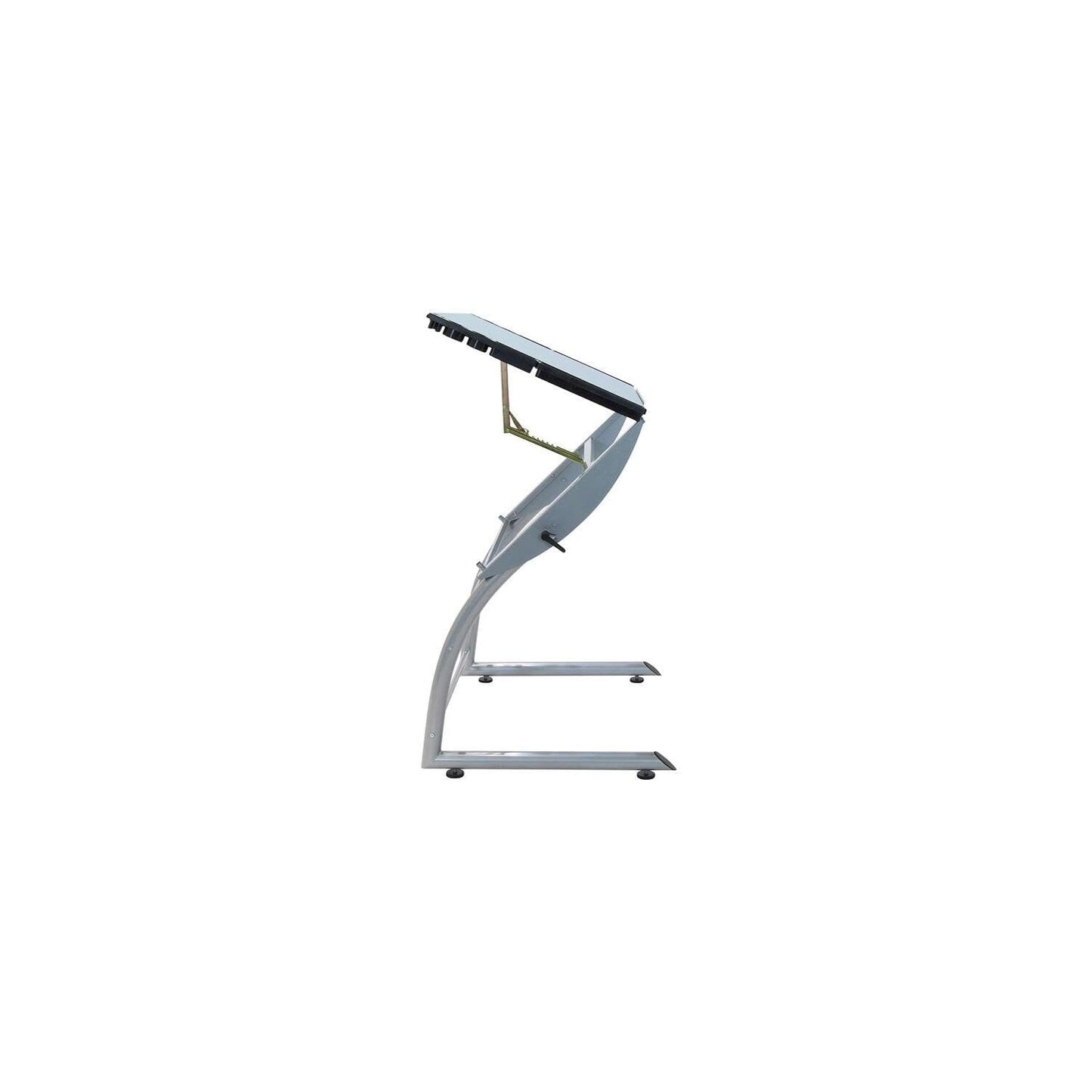 HomeStock Adjustable Art Drawing Table with Storage Trays - Drafting Desk, Standing Desk, Multipurpose Workstation