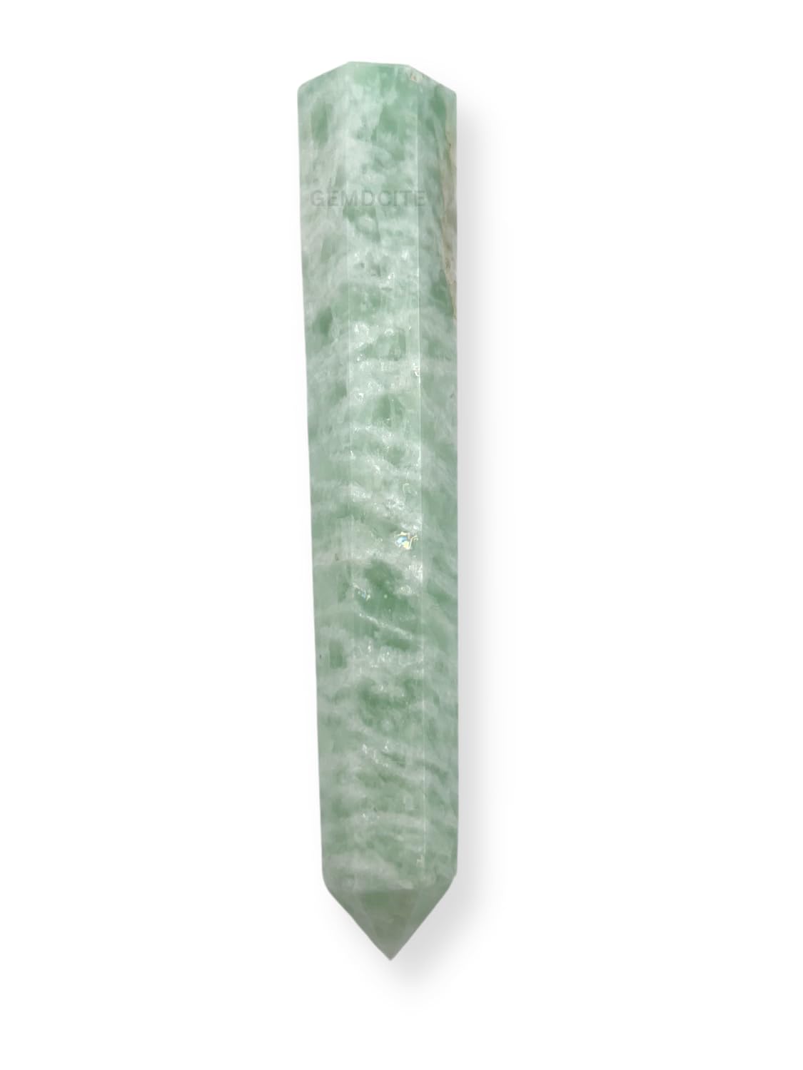 WholesaleGemShop 3 Inch (70 mm) Amazonite Gemstones Obelisk Tower Jumbo Facet Aura Rock Crystal Natural Polished Earth Wand Spirit