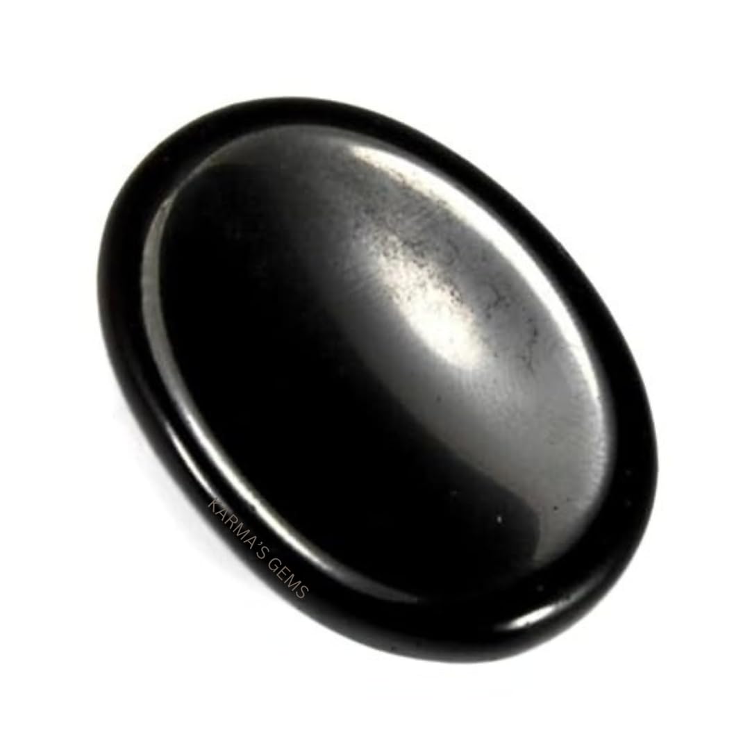 Black Obsidian - Rubbing Natural Thumb Worry Stone - Hold in Your Hand for Relaxation or Anxiety Relief - Enhance Meditation, Aid in Healing the Mind, Body and Spirit