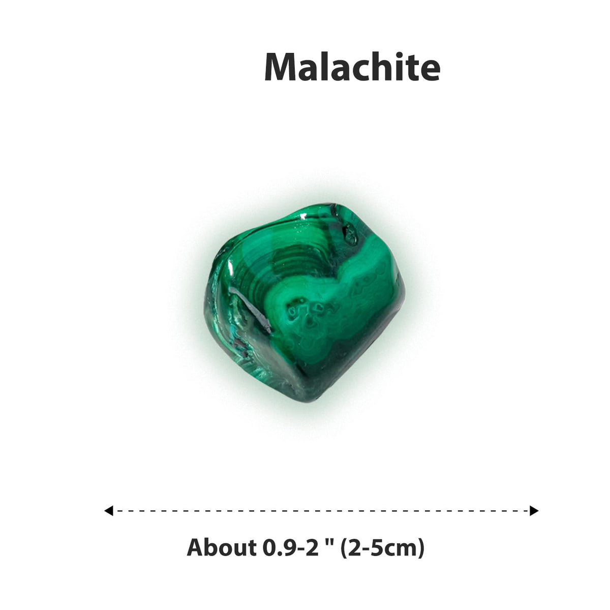 Apengshi Malachite Tumbled Stone 2pcs Polished Stone Natural Crystal and Healing Stones Irregular Stone for DIY Home Decor Garden Fountain 0.9''-2''