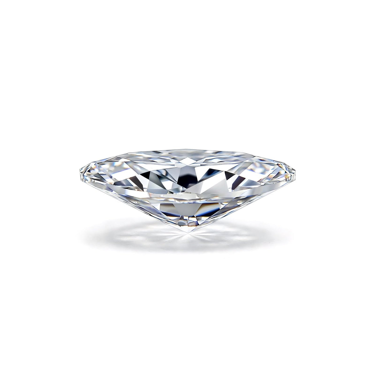 1-5 Carats Moissanite Loose Stone Lab Grown Synthetic Diamond Loose D Color Round/Oval/Heart/Princess/Cushion/Asscher/Pear/Marquise/Radiant/Emerald Cut Moissanite Loose Gem Stones for Ring Pendant Jewelry Making Gift (Marquise Cut, 1 Carats)