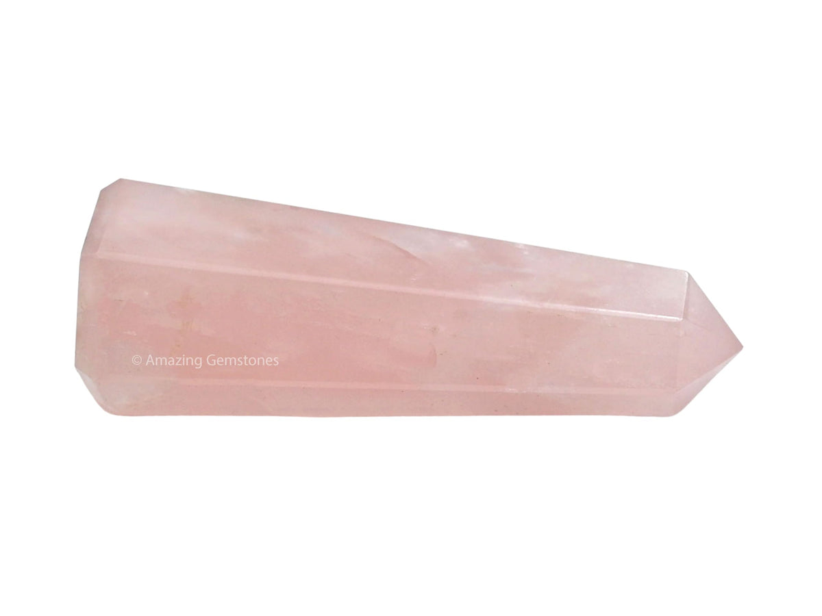 Amazing Gemstone Rose Quartz Crystal Towers - Natural Healing Crystal Point Obelisk for Reiki Healing and Crystal Grid (3" to 4" INCH)
