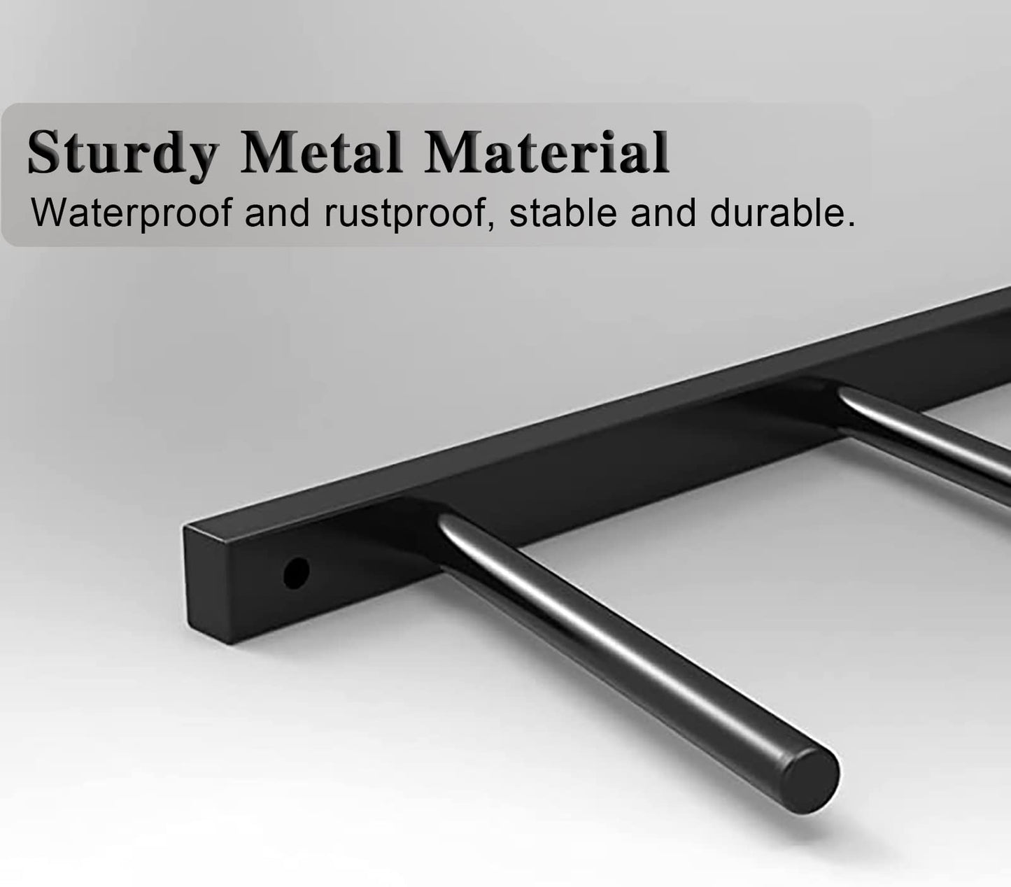 Oracra Yoga Mat Holder Large Capacity Hanging Yoga Mat Wall Holder - 9 Sectional, Home Adjustable Metal Exercise Mats Storage Rack, Commercial Gym Accessories