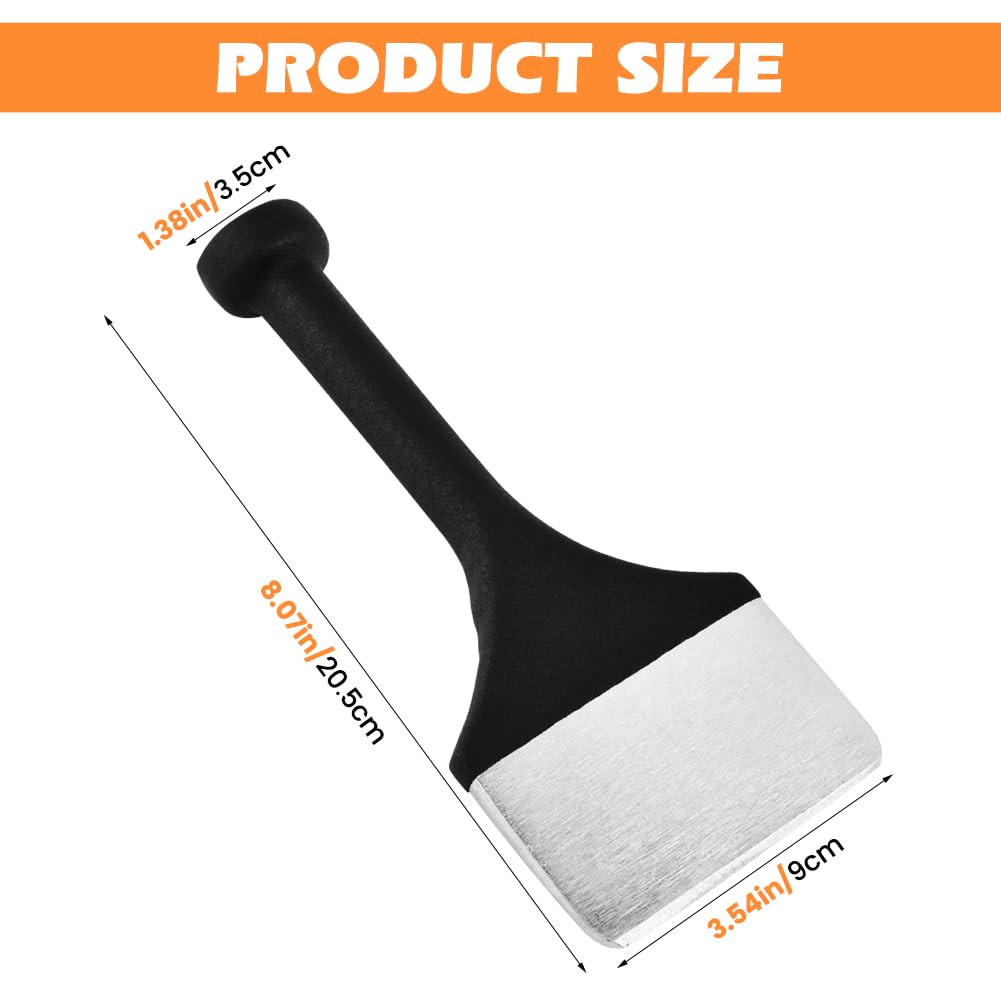 Carpet Tucking Tool, 3.5” Wide Carpet Tucke-r and Stair Tool for Rug Installation, Handheld Rug Tucking Shovel(Color:Black)