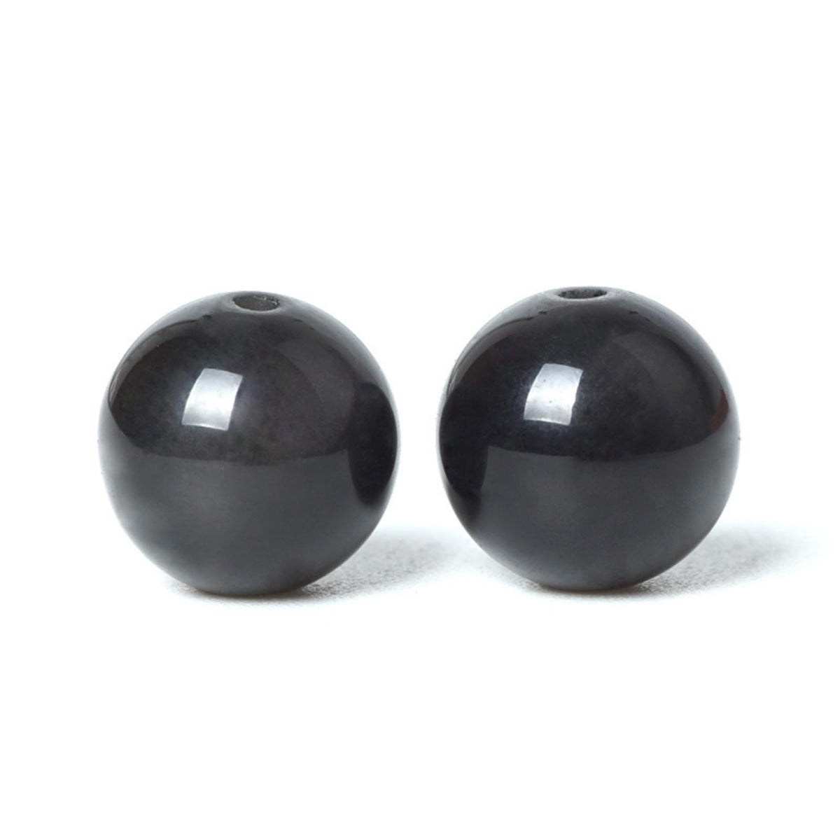 100Pcs Natural Stone 6mm Colorful Obsidian Beads Round Loose Gemstone Energy Healing Beads Hole Size 1mm DIY Smooth Beads for Bracelet Necklace Earrings Jewelry Making