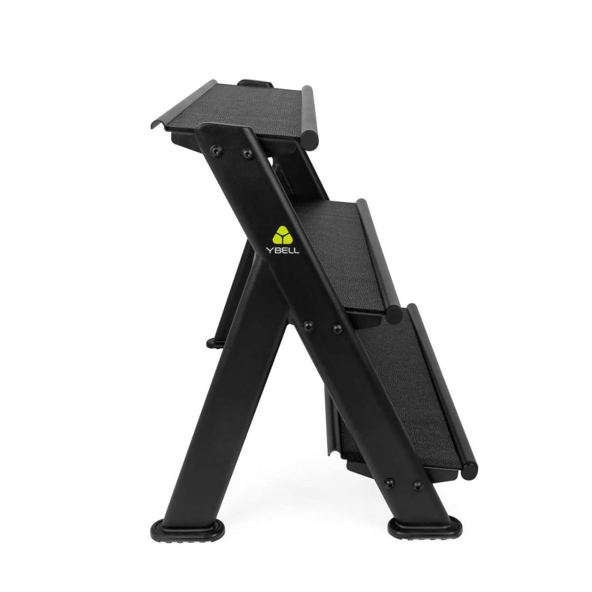 YBell­ TRX Horizontal Rack | Short rack holds up to 18 TRX YBells | Commercial-grade Steel Rack with Rubber-padded Shelving and Rounded Edges Keeps You and Your Gear Safe | 65" L x 23" W x 29" H
