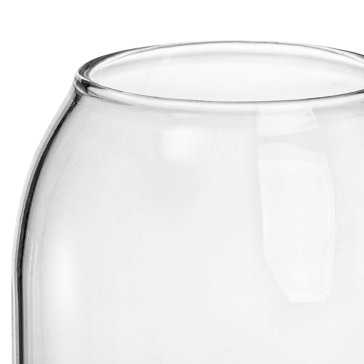 Suwimut 3 Pack Glass Storage Jar with Ball Cork Lid, Clear Glass Canisters with Cork Ball, Cute Decorative Round Glass Bottles with Airtight Wooden Lid for Spice, Sugar, Salt, Tea, Nuts, Coffee Beans