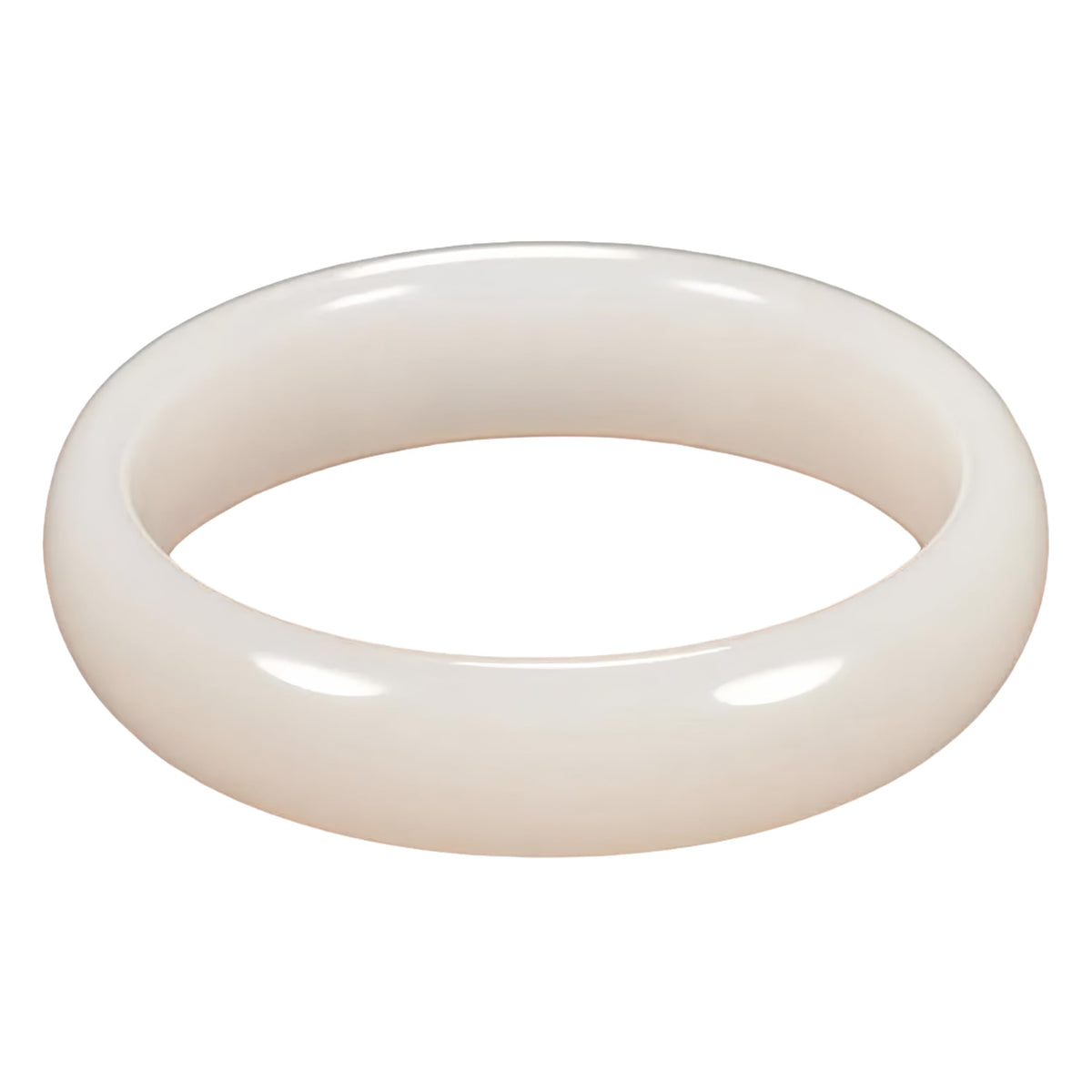 sunglnl Jade Bracelet For Women, Green Stone Bangle Natural Gradient Chinese Style Bracelets With Box Wealth Fortune Healing Protection Good Luck Jewelry Gift (White, 64mm/2.51in)