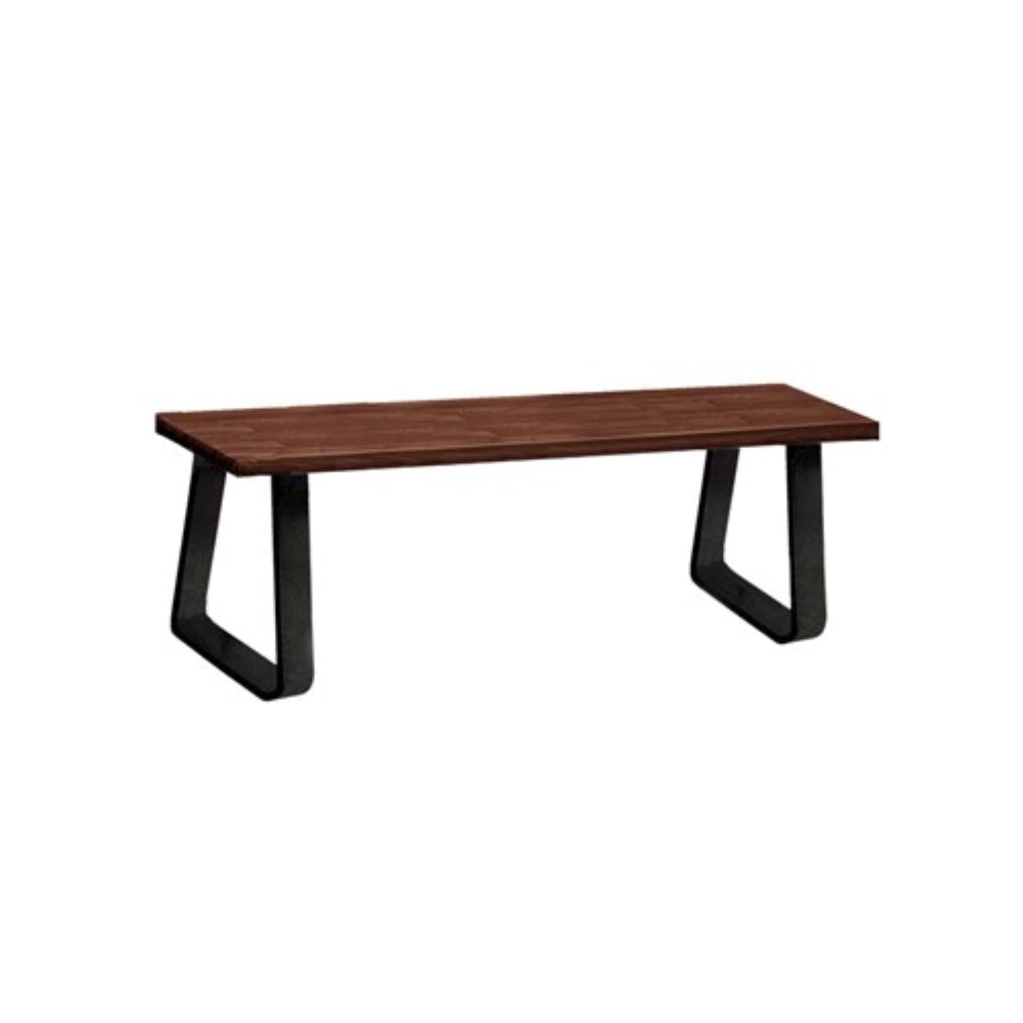 Salsbury Wood Locker Bench - 60 Inches - 14 Inches Deep - Dark Finish - Free Standing