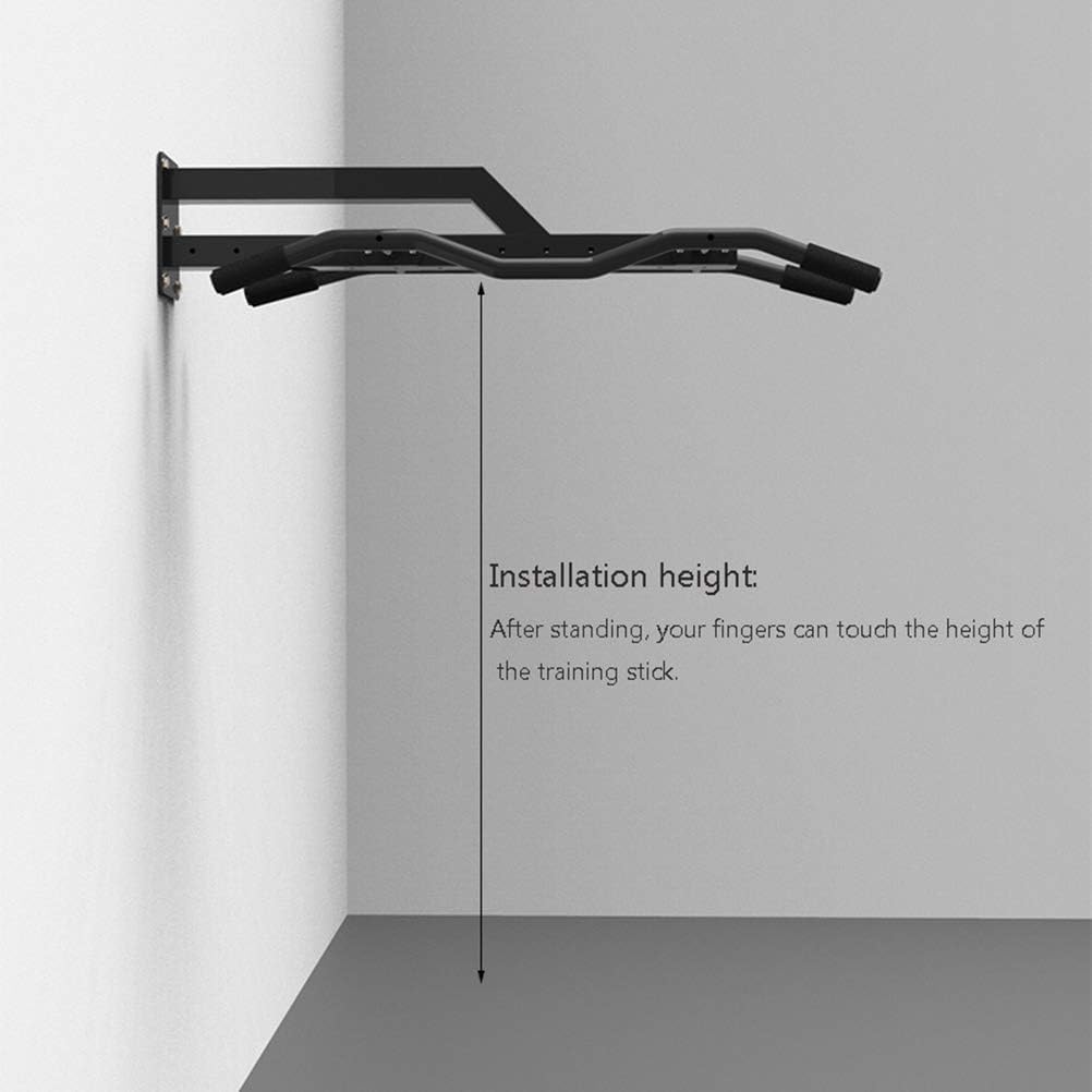 Freestanding wall mount Pull-Up Bars Corridor Heavy Fitness Equipment Elastic Band Pull-up Training Station Door frame upward bar(Style 1)