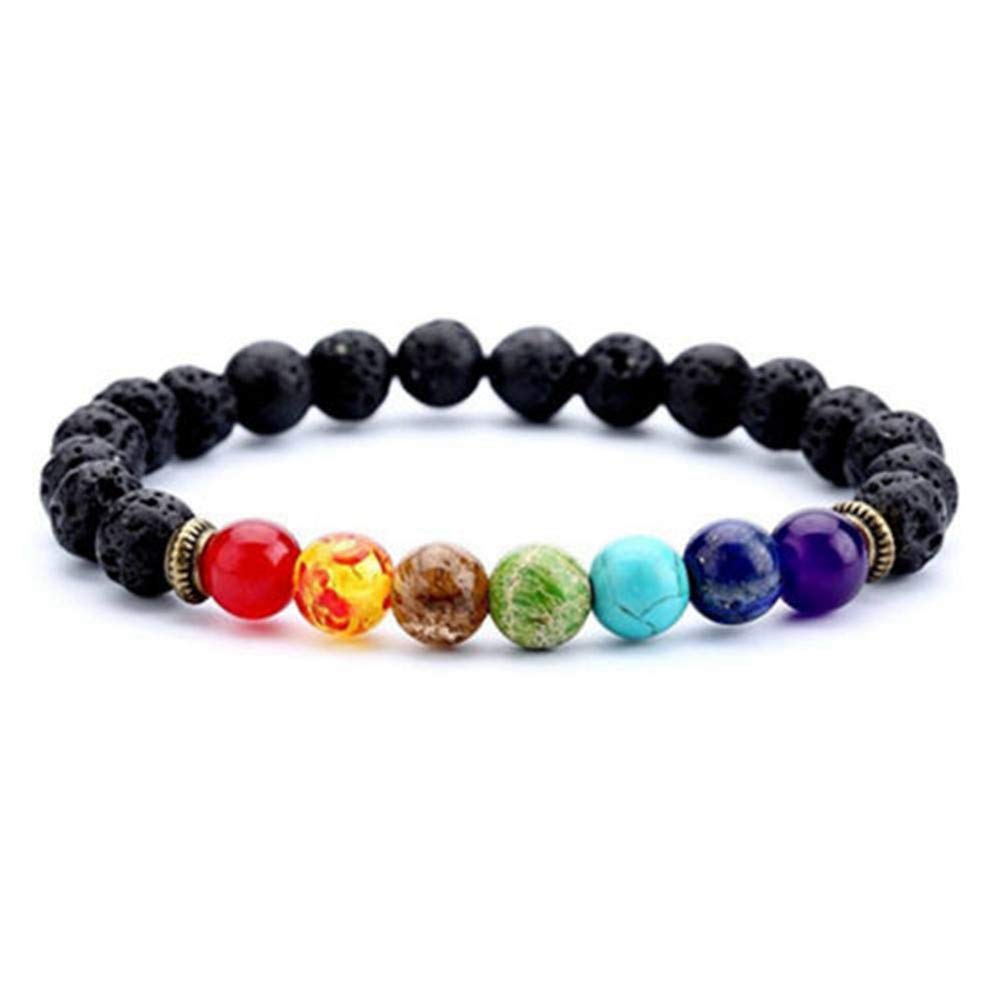 Natural Stone Beads 100pcs 6mm Black Lava Round Genuine Stone Beading Loose Gemstone Hole 1mm DIY Beads for Essential Oil Yoga Bracelet Necklace Earrings Jewelry Making (Black Lava Stone Beads,6mm)