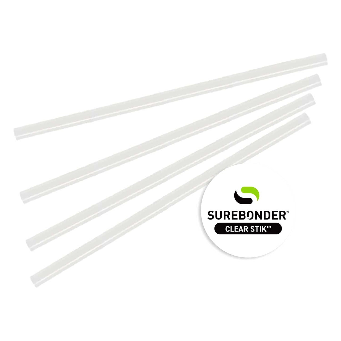 Surebonder 725M510 Mini Size 10" Clear Hot Glue Sticks - 5 lb Box