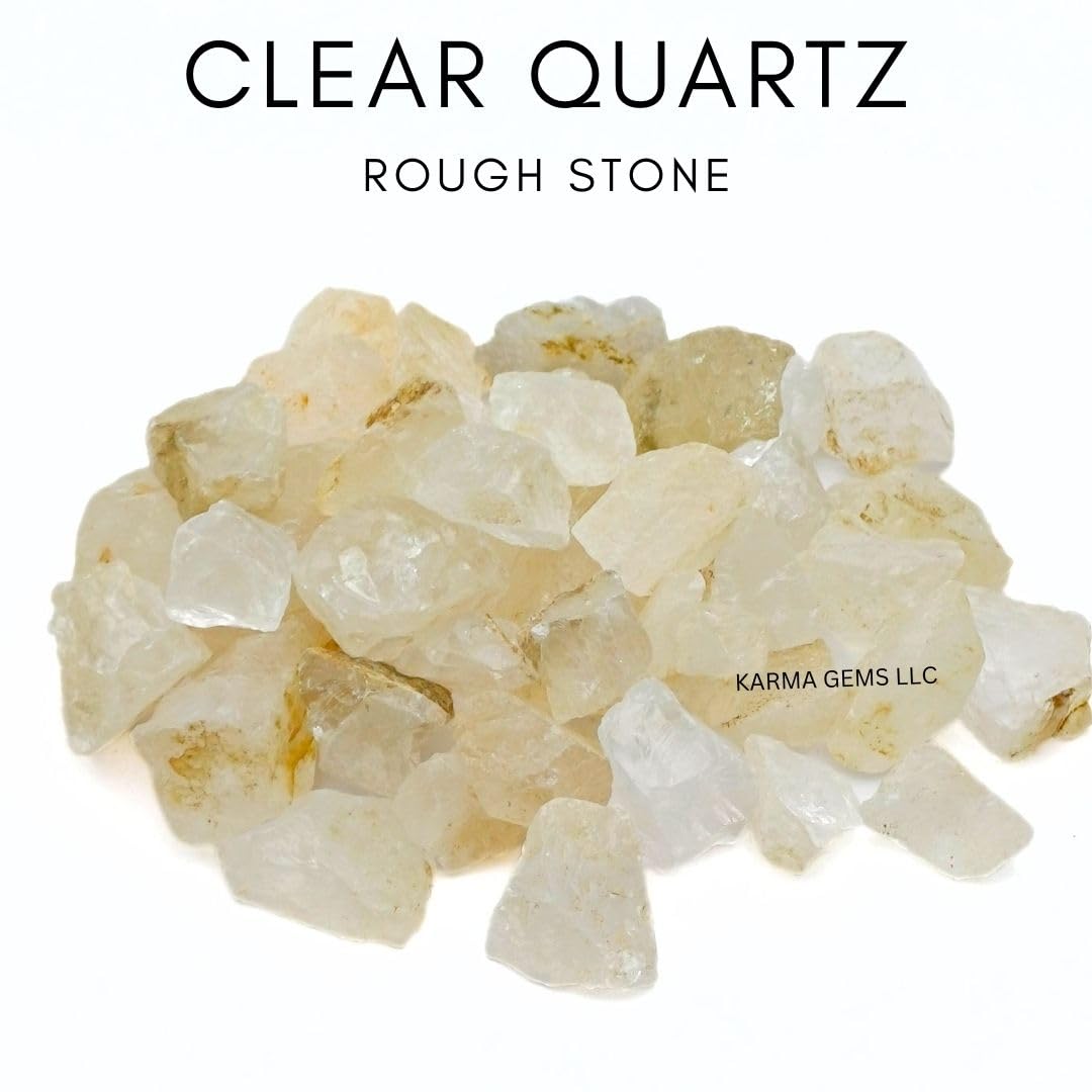 Crystals, Rocks, Jade, Crystals and Healing Stones, Witchcraft Supplies, Healing Crystals, Stones, Healing Stones, Rock Collection, Agate, Raw Stones (Clear Quartz, 2 Pcs)