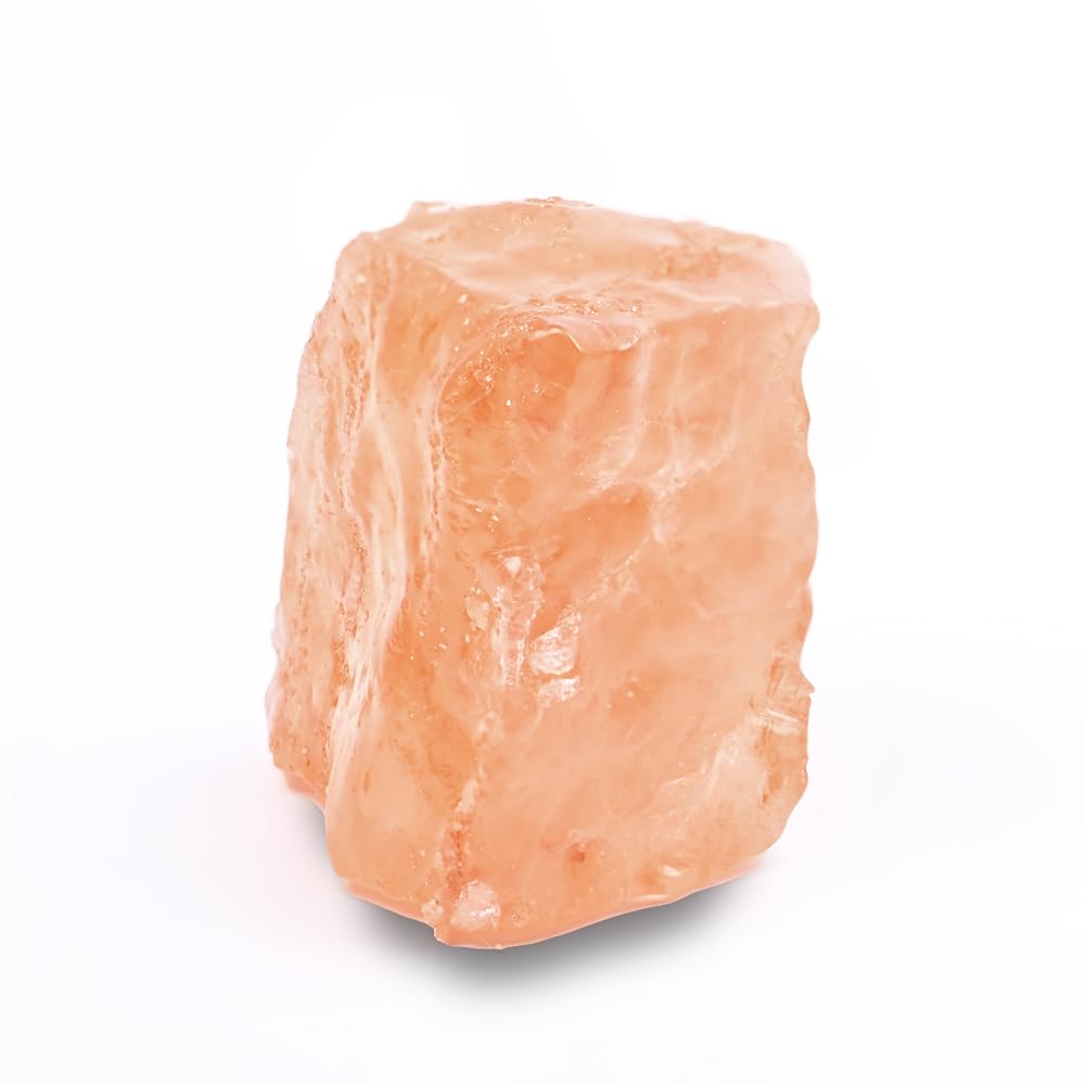 Orange Salt Raw Stones 1PC, Gemstones Raw Stones and Healing Crystals, Hand Carved Natural Pocket Raw Crystals for Decoration Tumbling, Garden, Home Decor(1.18"-1.97")