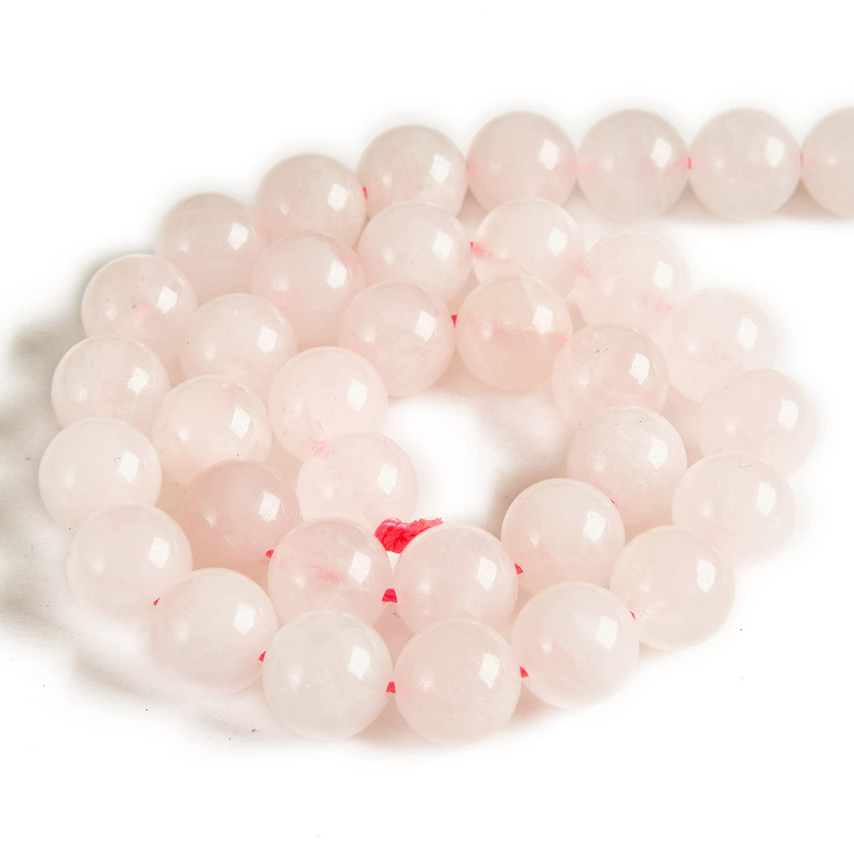 100pcs 6mm Rose Quartz Beads Natural Gemstone Beads Round Loose Beads for Jewelry Making