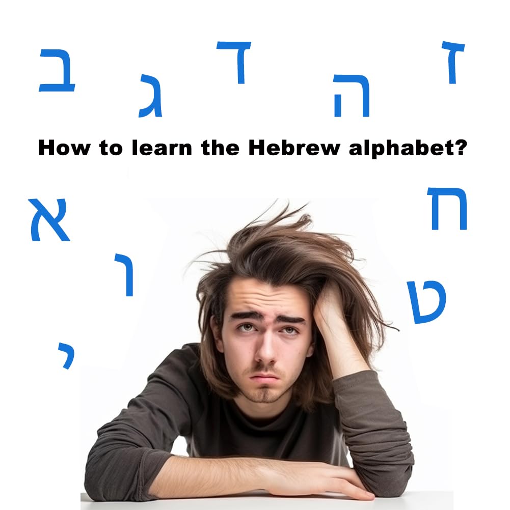 Hebrew Biblical Alphabet Syllabary Flash Cards – Alef Bet Letter Educational Jewish Language Learning Flashcards