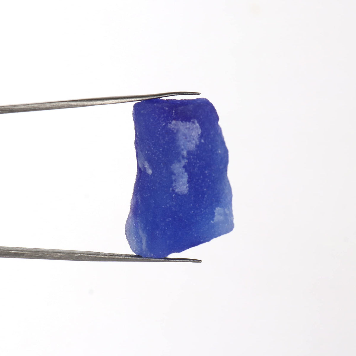 REAL-GEMS Blue Sapphire Rough Crystal 13.05 Carat Loose Gemstones for Jewelry Making Blue Crystal Decorations for Home