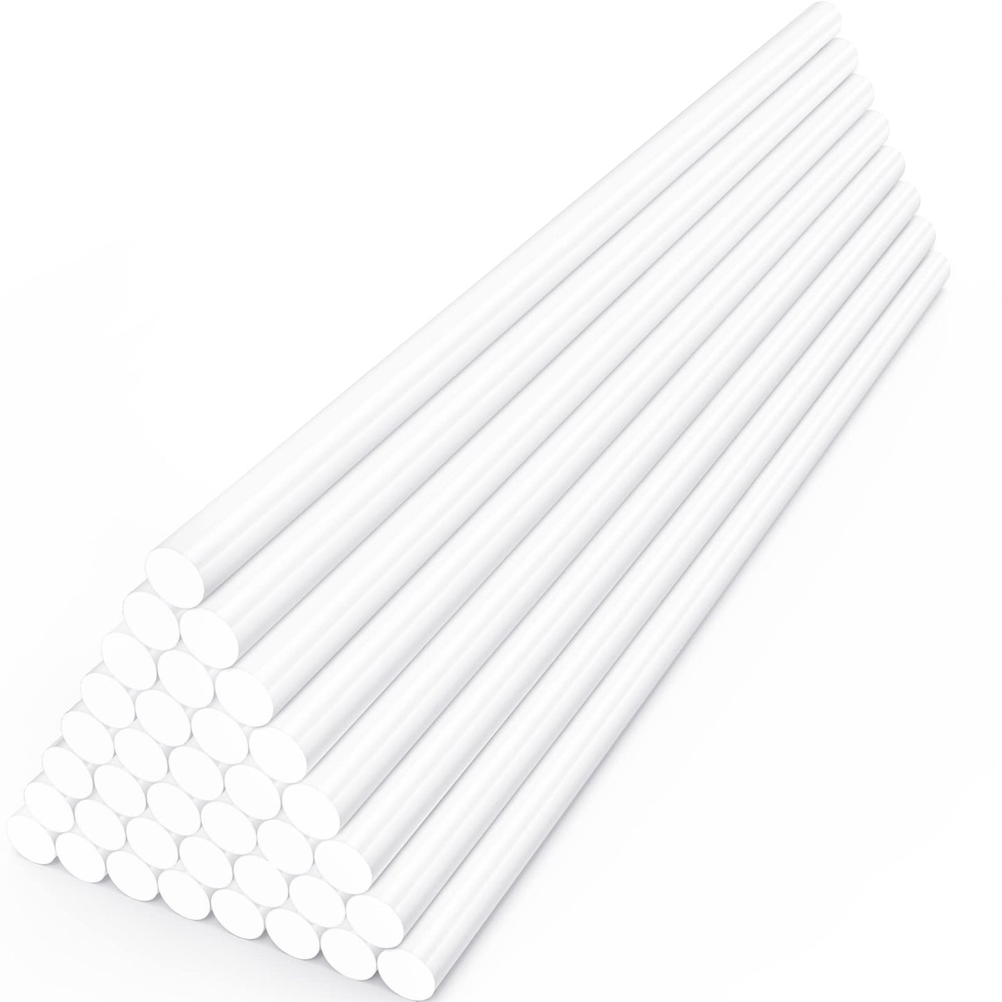ENPOINT Metallic Gold& White Hot Glue Sticks, 8" x 0.27" for Crafting, Woodworking, Decoration, Bonding Repair, Wax Sealing